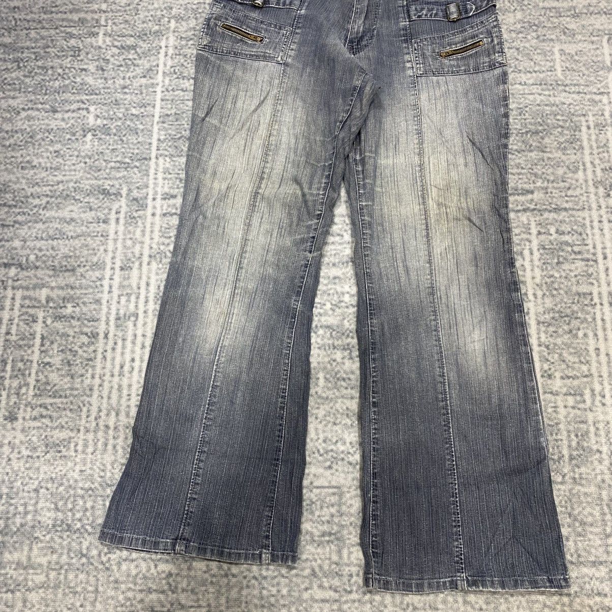 Hysteric Glamour × Japanese Brand × Le Grande Bleu (L.G.B.) Flare ☠️ Advantage F Bootcut Denim Jeans Washed Vintage Size US 30 / EU 46 - 5 Thumbnail