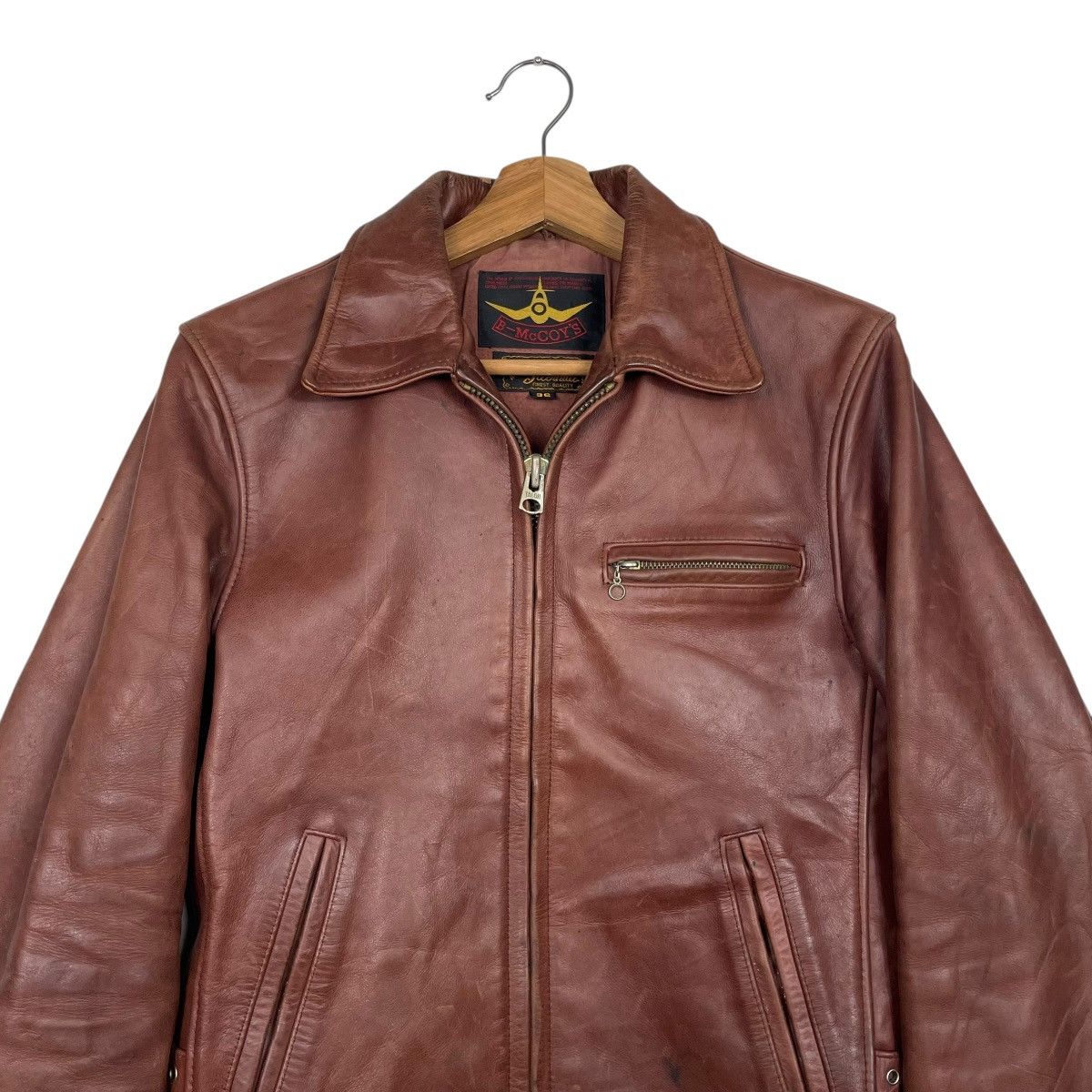 The Real McCoy's B-McCoy’s Steerhide Rider Jacket Size 36 Size US S / EU 44-46 / 1 - 2 Thumbnail