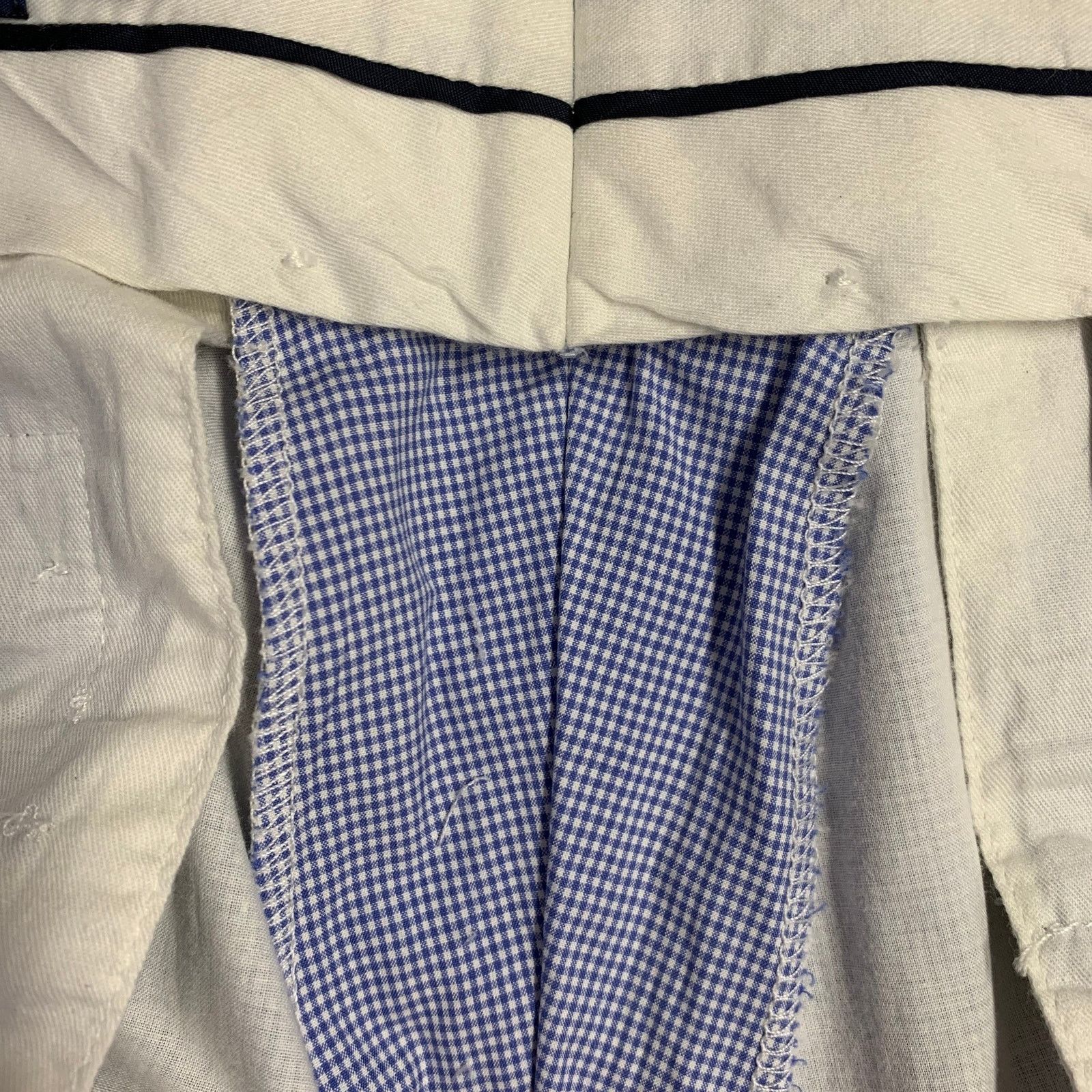 Polo Ralph Lauren POLO by RALPH LAUREN Size XL Blue White Gingham Cotton Suit Size 44R - 15 Thumbnail