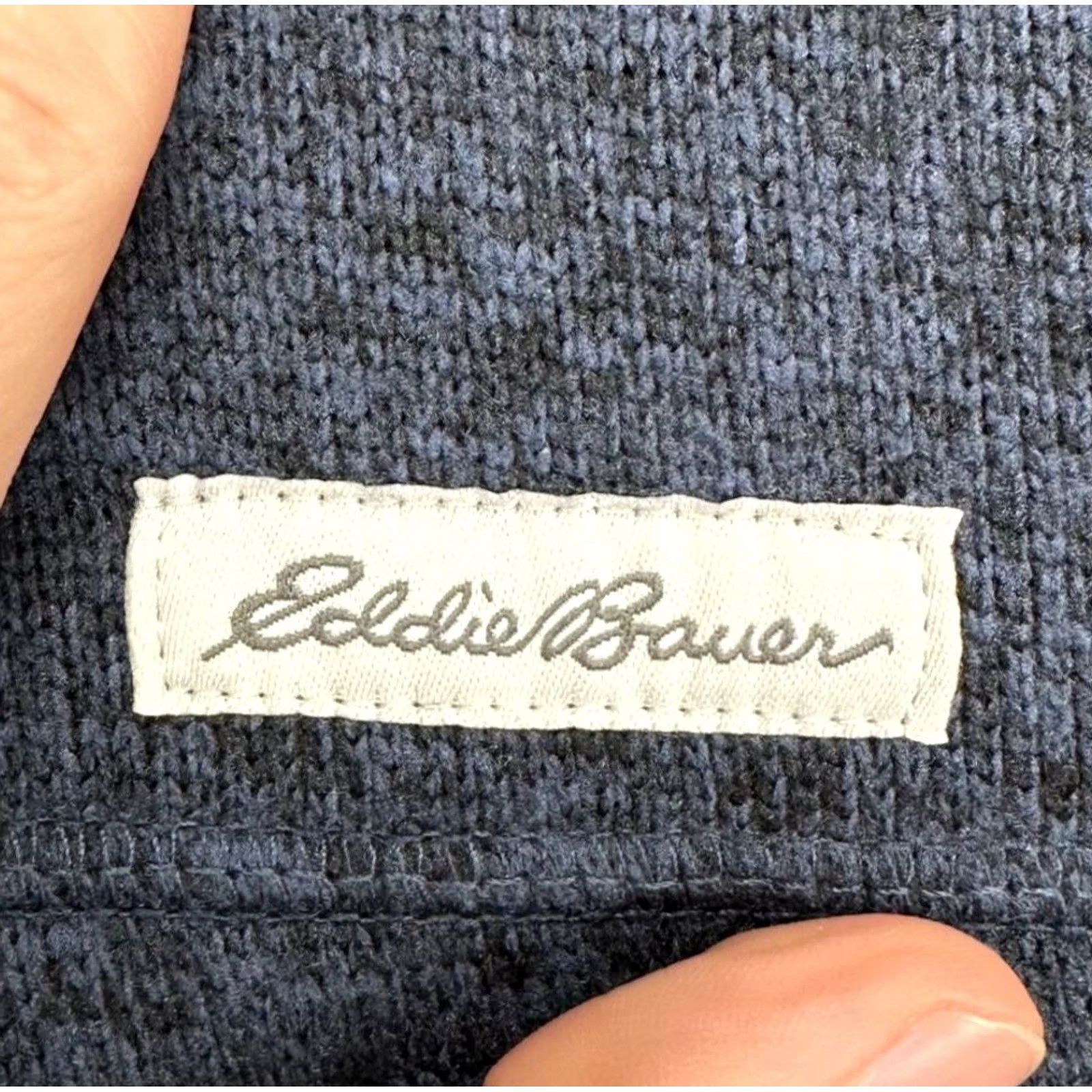 Eddie Bauer Eddie Bauer Sweater Mens Small Navy Fleece Quarter Zip Pullover Classic Fit NEW Size US S / EU 44-46 / 1 - 7 Thumbnail