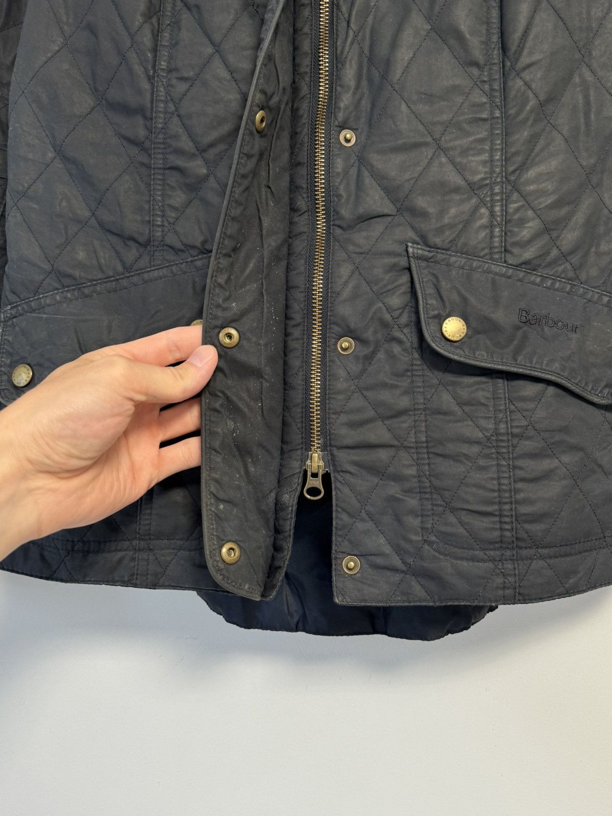 Barbour Barbour Quilted Utility Wax Jacket Y2K style Size M / US 6-8 / IT 42-44 - 9 Thumbnail