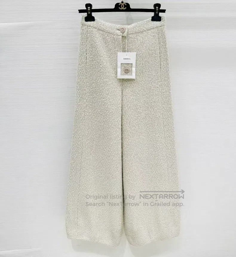 Chanel Chanel 24k cashmere knitted trousers Size 25" / US 0 / IT 36 - 1 Thumbnail