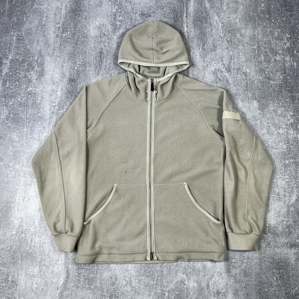 Vintage 00s Nike ACG Fleece Zip Hoodie Streetwear Y2K Style - Tops