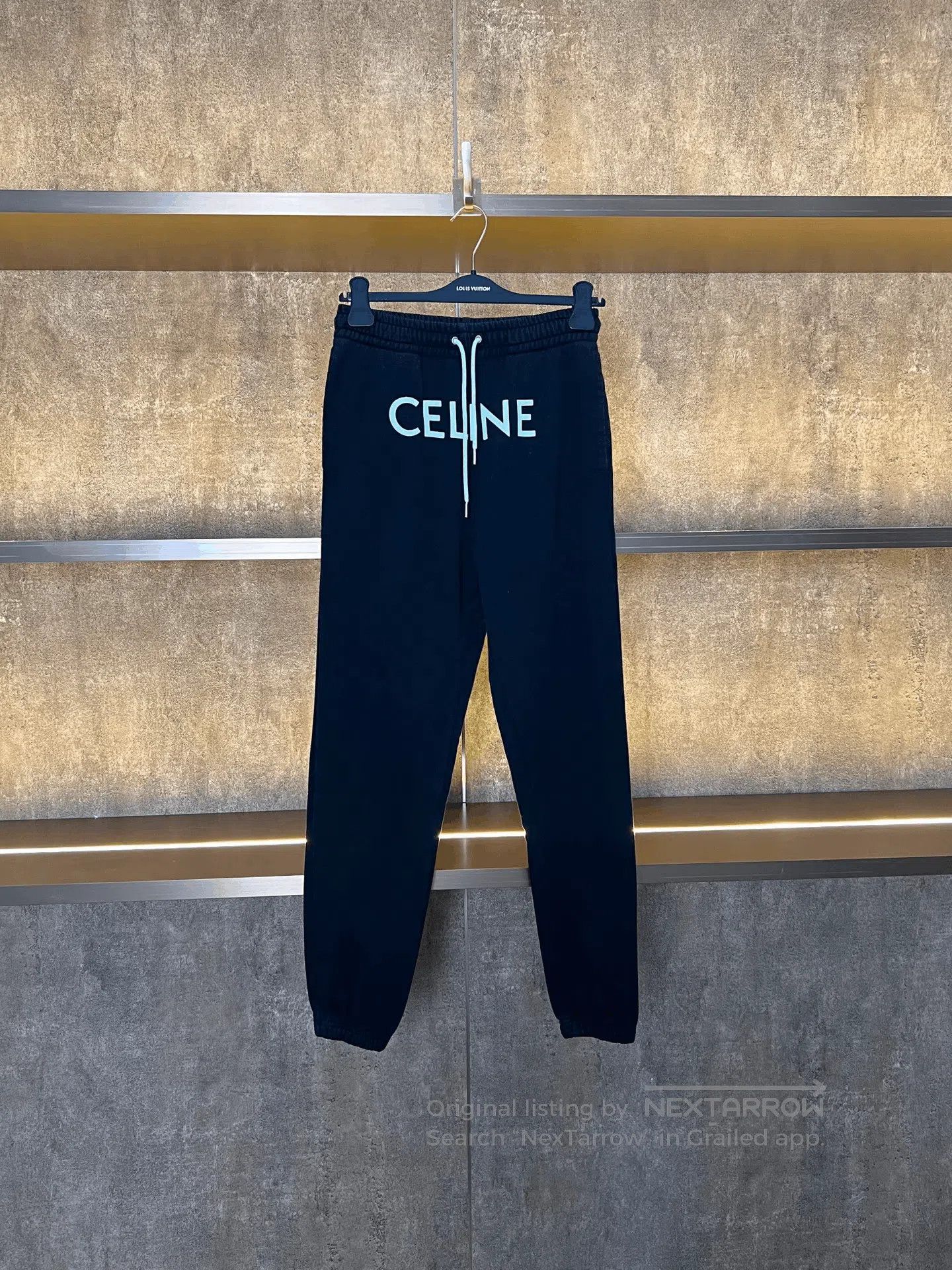Celine Celine Slogan Sweatpants. Size 33" - 1 Thumbnail