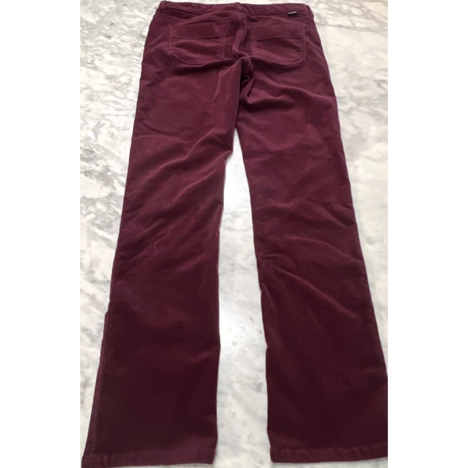 Patagonia Patagonia Pants Women's 29 Corduroy Bootcut Dark Currant Wine Stretch Organic cotton Size 29" - 3 Thumbnail