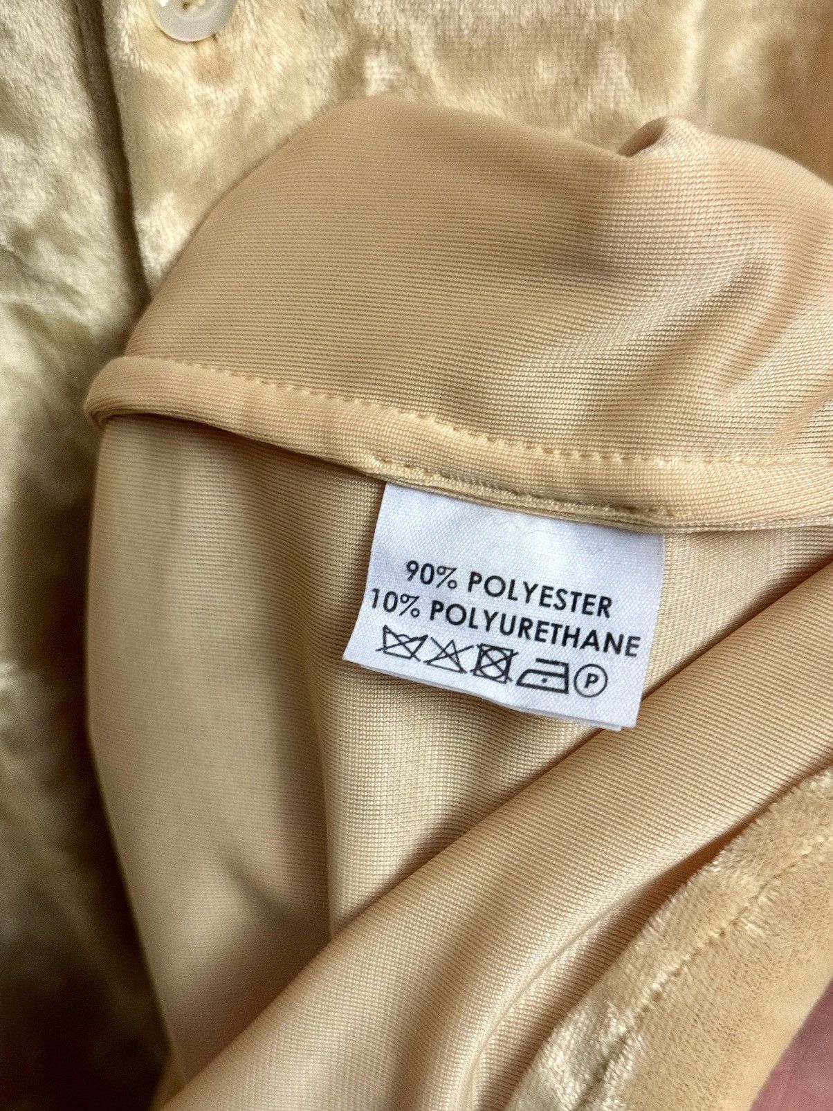 Dries Van Noten Dries Van Noten ss runway 2020 yellow velvet shirt 50 fitted Size US M / EU 48-50 / 2 - 3 Thumbnail