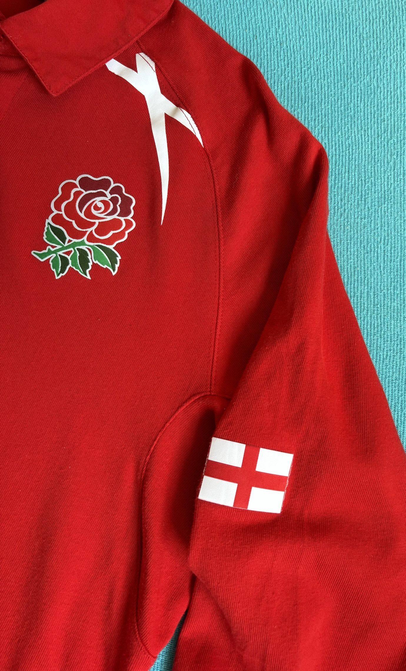 Nike England Rugby Nike o2 red long jersey Size. L Size US L / EU 52-54 / 3 - 9 Thumbnail