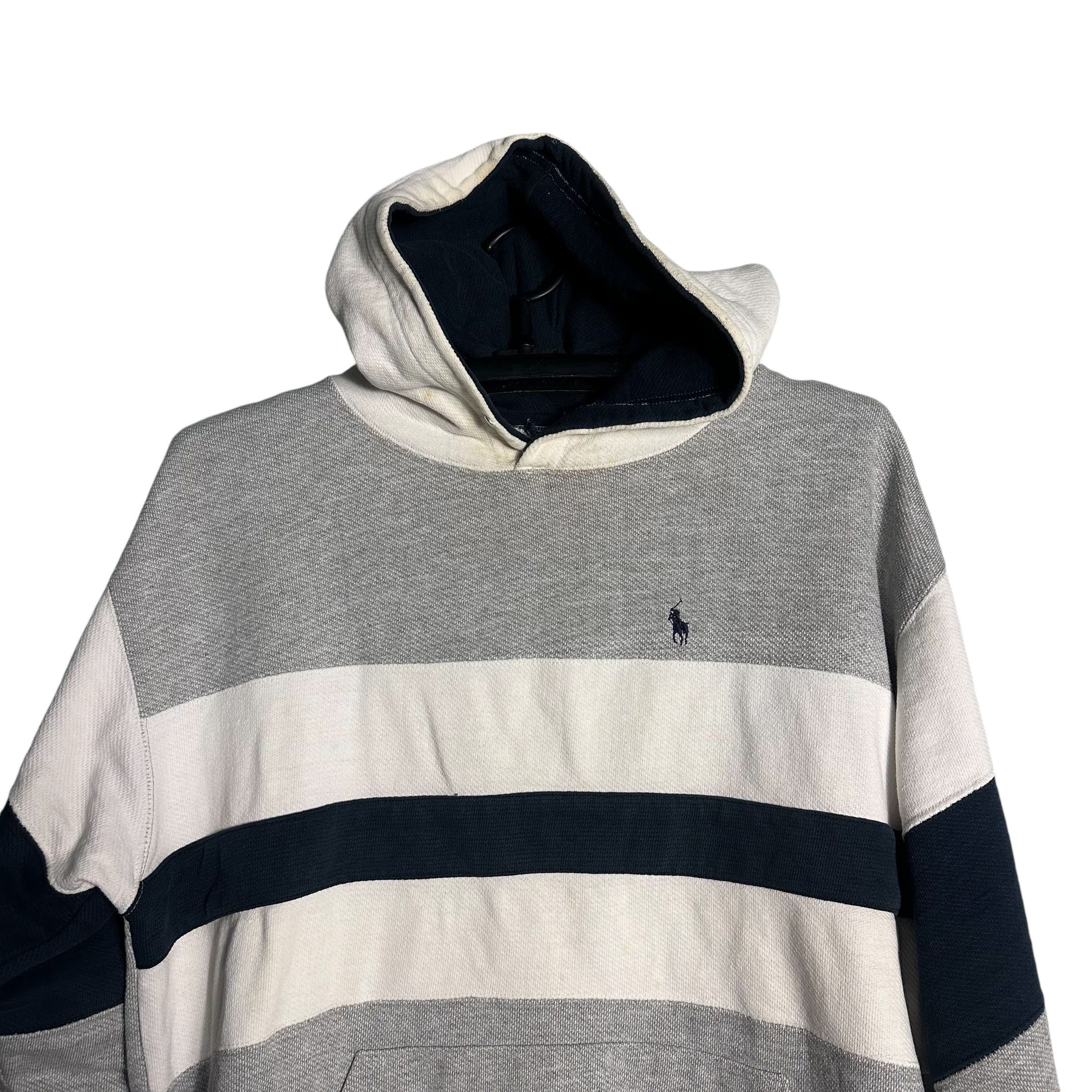 Polo Ralph Lauren 🔥RARE🔥Vintage Polo Ralph Lauren Pullover Hoodie Sweater Size US M / EU 48-50 / 2 - 2 Thumbnail
