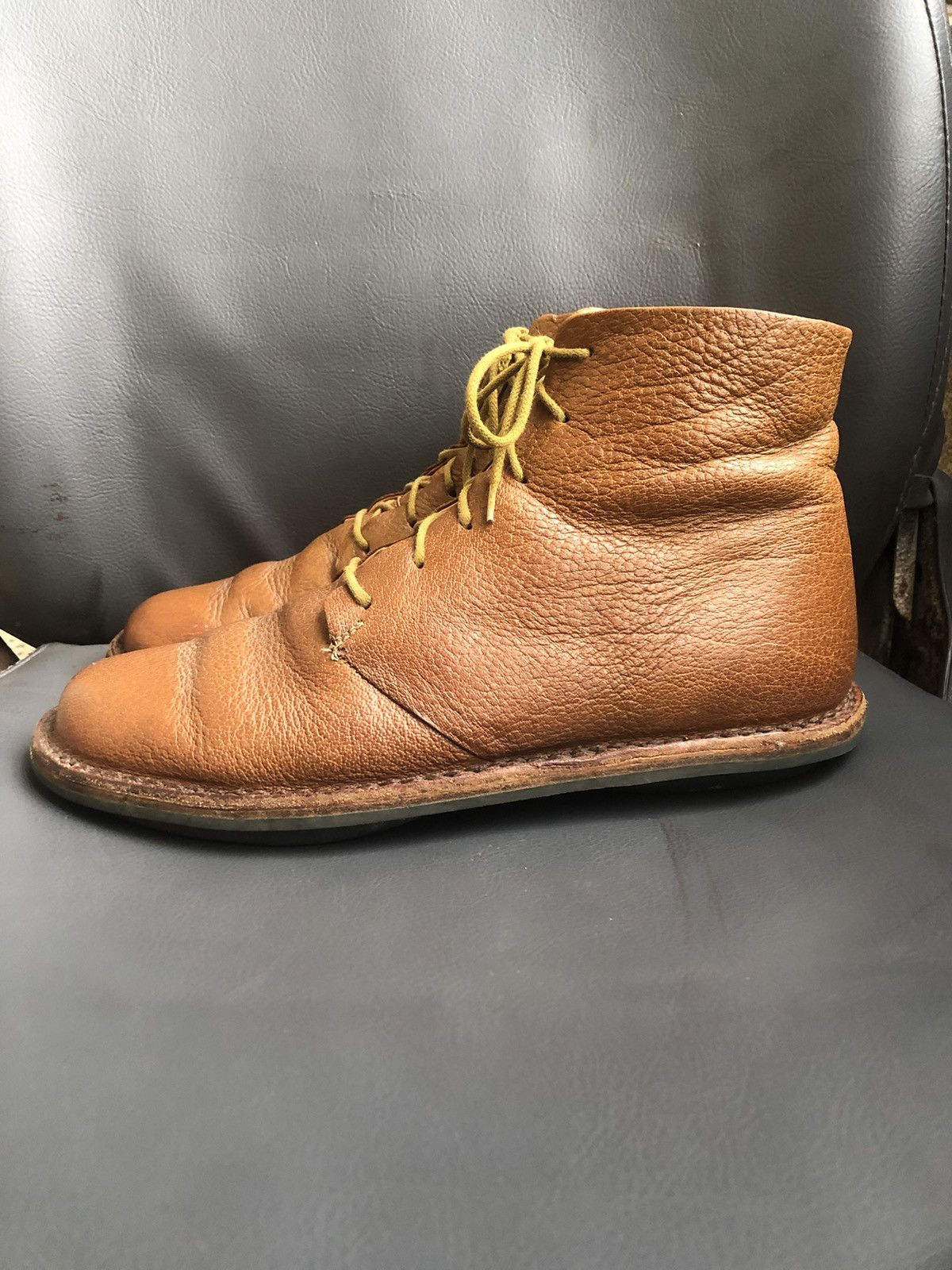 Trippen AaTrippen Brown Calfskin Leather Women’s Boots Size 41 Size US 9.5 / IT 39.5 - 4 Thumbnail