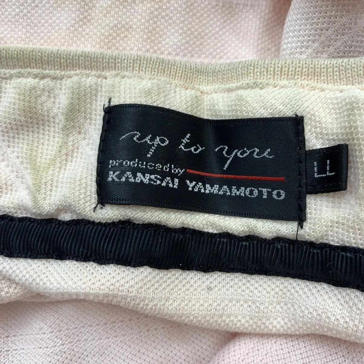 Kansai Yamamoto Vintage KANSAI YAMAMOTO Up To You Collection Polo Tee Shirt Size L / US 10 / IT 46 - 8 Thumbnail