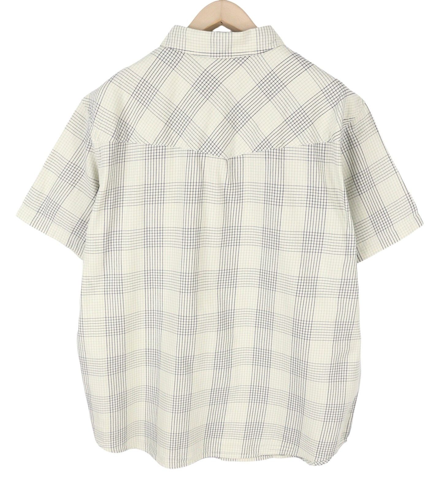 Levi's RELAXED L Grey Plaid Snap Spread Short Sleeve 87852 Size US L / EU 52-54 / 3 - 4 Thumbnail