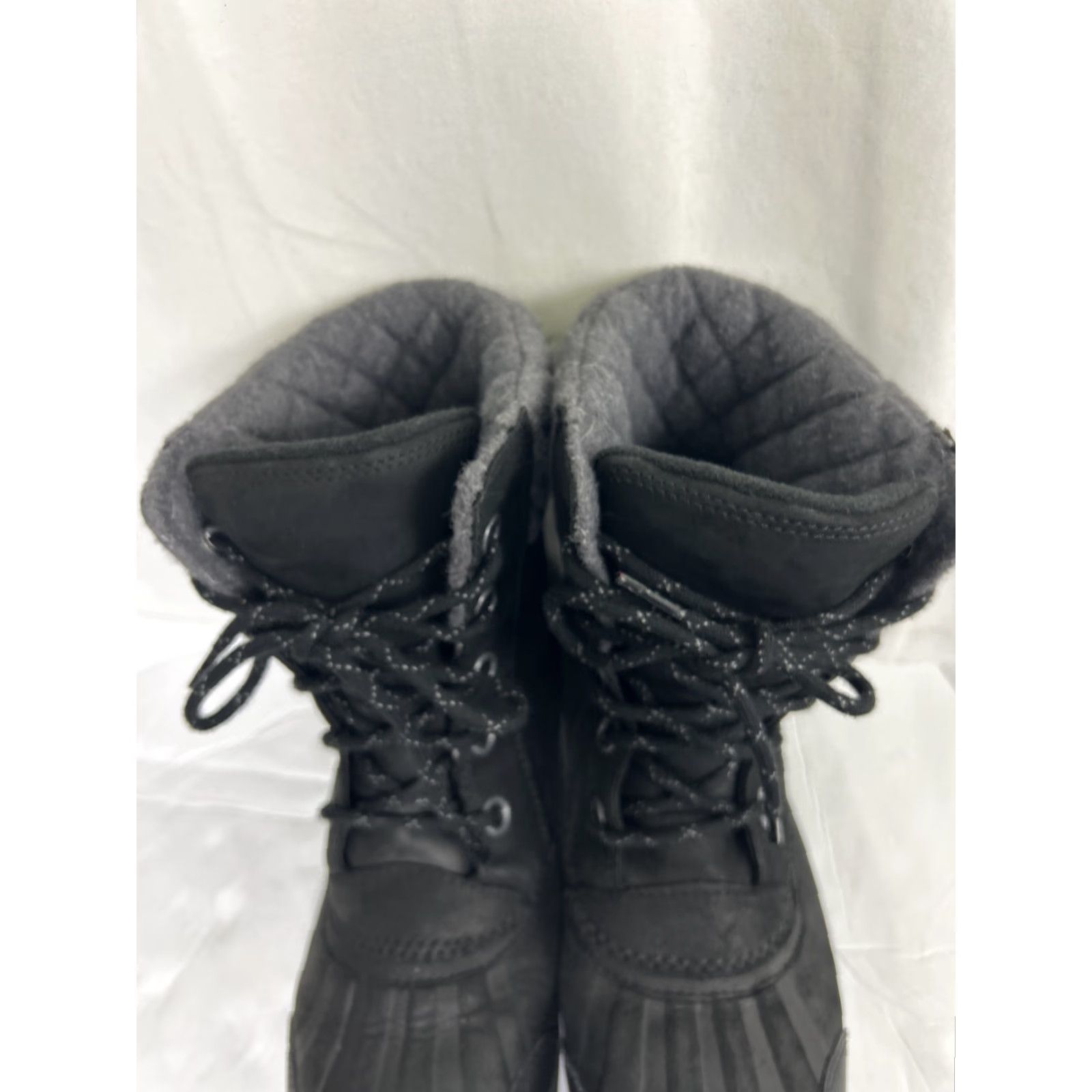 SOREL Sorel Meribel Lace Up Black Leather Boot Women Size 8 Winter Shoe Boots Size US 8 / IT 38 - 7 Thumbnail