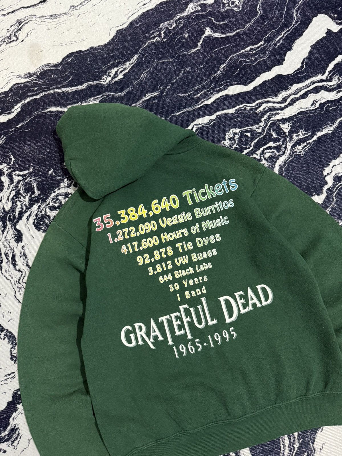 Lee Vintage 90s grateful dead size youth ziphoodie Size US L / EU 52-54 / 3 - 2 Thumbnail