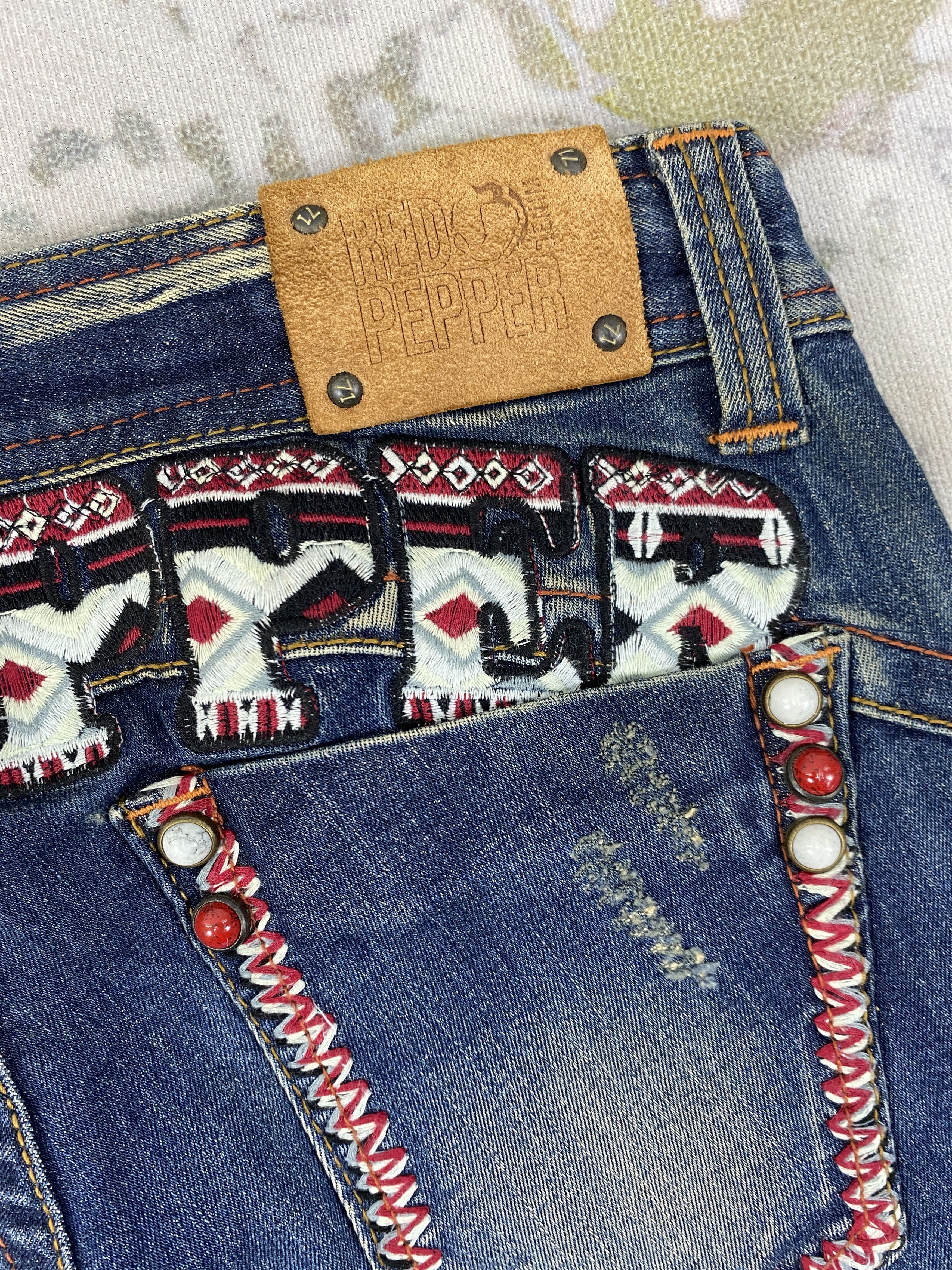 Hysteric Glamour Rare Vintage Redpepper Flare Jeans 33x33 Denim-JN3470 Size US 33 - 15 Thumbnail