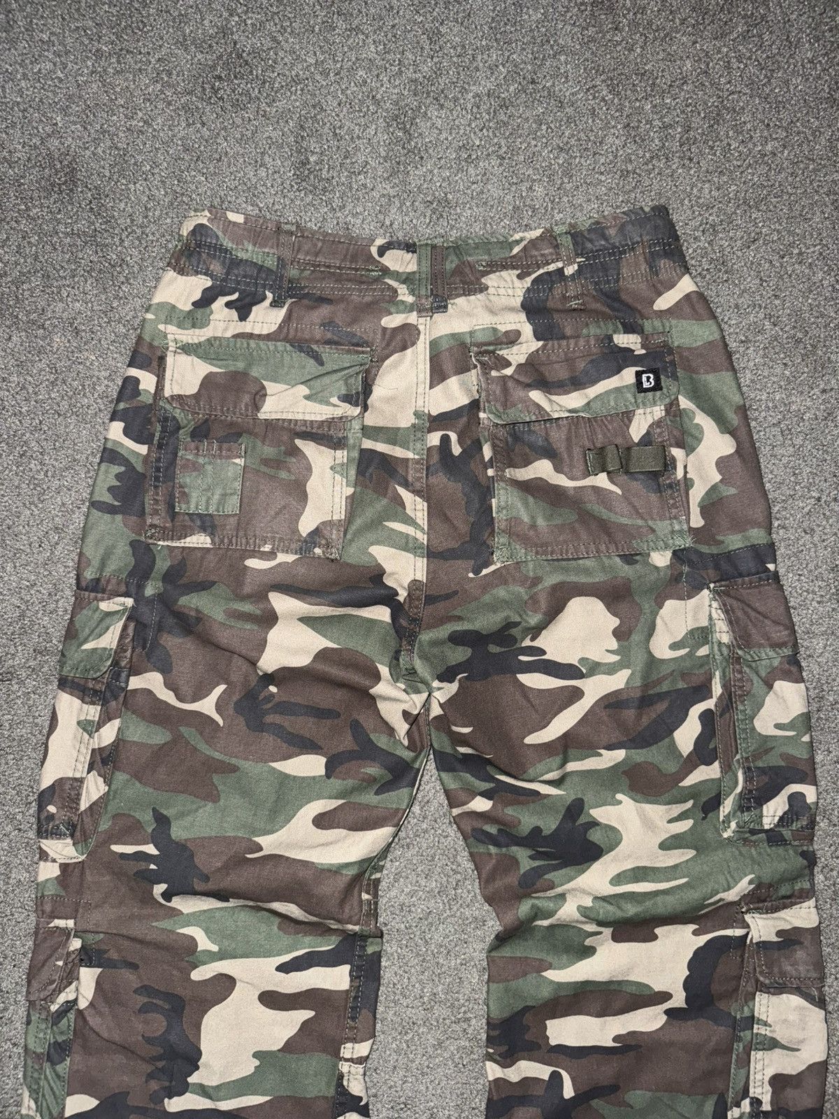 Grailed BRANDIT PURE VINTAGE TROUSERS (WOODLAND) Size: Medium Size US 32 / EU 48 - 9 Thumbnail