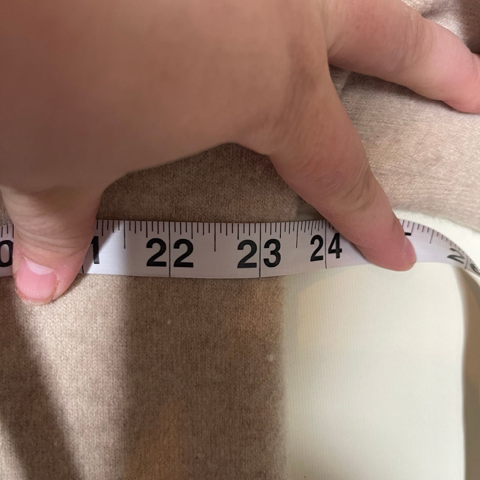 Anine Bing Anine Bing Jasni V-neck cardigan ivory cream long wool O/S Size ONE SIZE - 7 Thumbnail