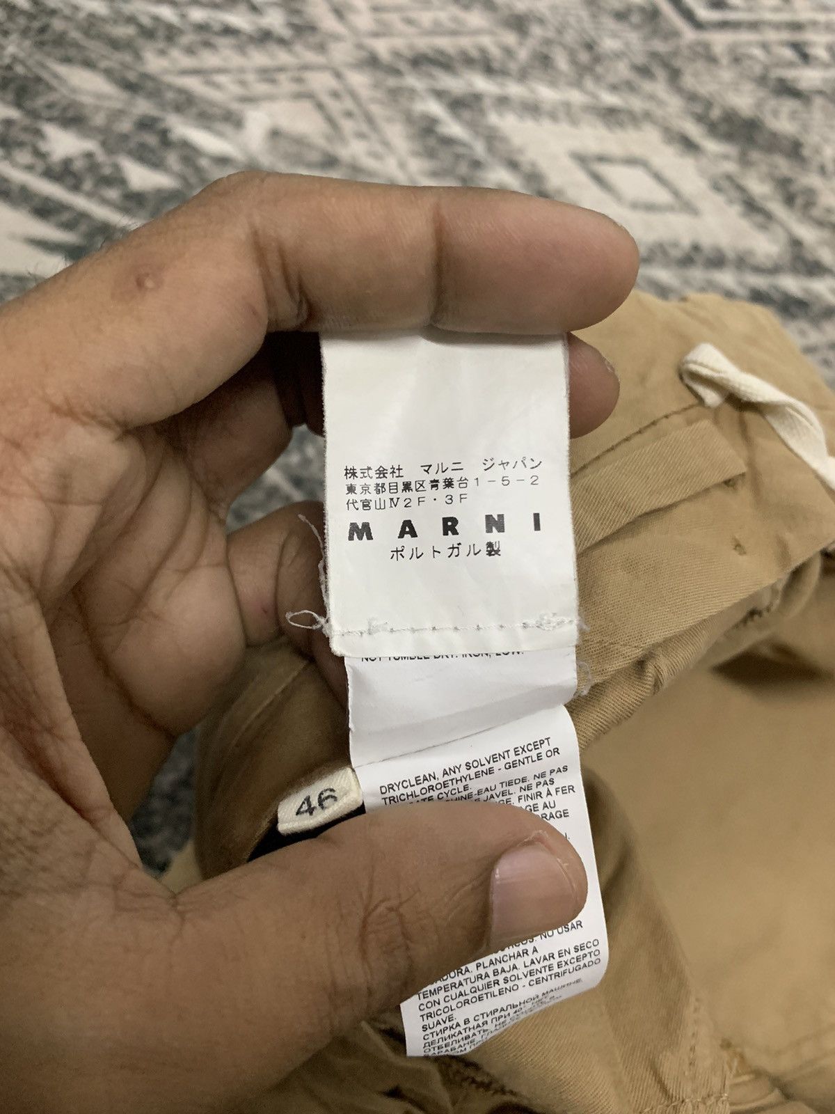 Designer × Marni × Vintage OG MARNI CHINO STYLO PANT Size US 31 - 13 Thumbnail