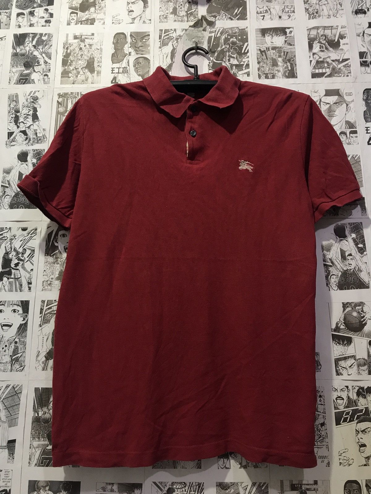 Burberry Brit Men’s Cotton Pique Equestrian Knigth NovaCheck