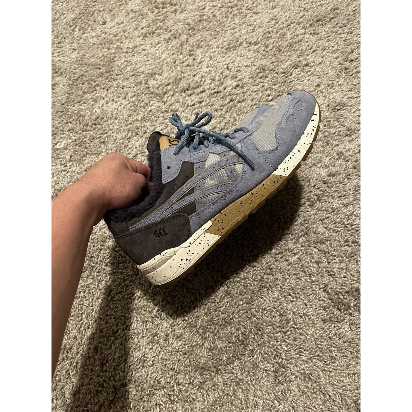 Asics ASICS Gel-Lyte Gray Powder blue Suede Shoes Men Size 10 Fur Size US 10 / EU 43 - 9 Thumbnail