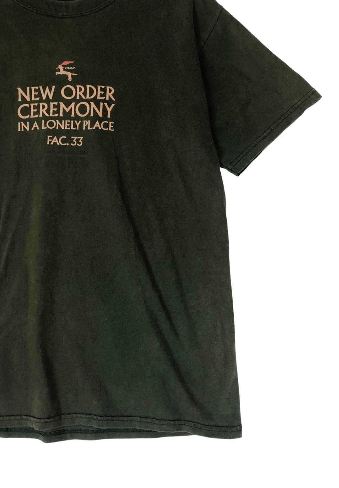 Band Tees × New Order New Order Y2K Ceremony Olive Green T shirt Size US M / EU 48-50 / 2 - 5 Thumbnail