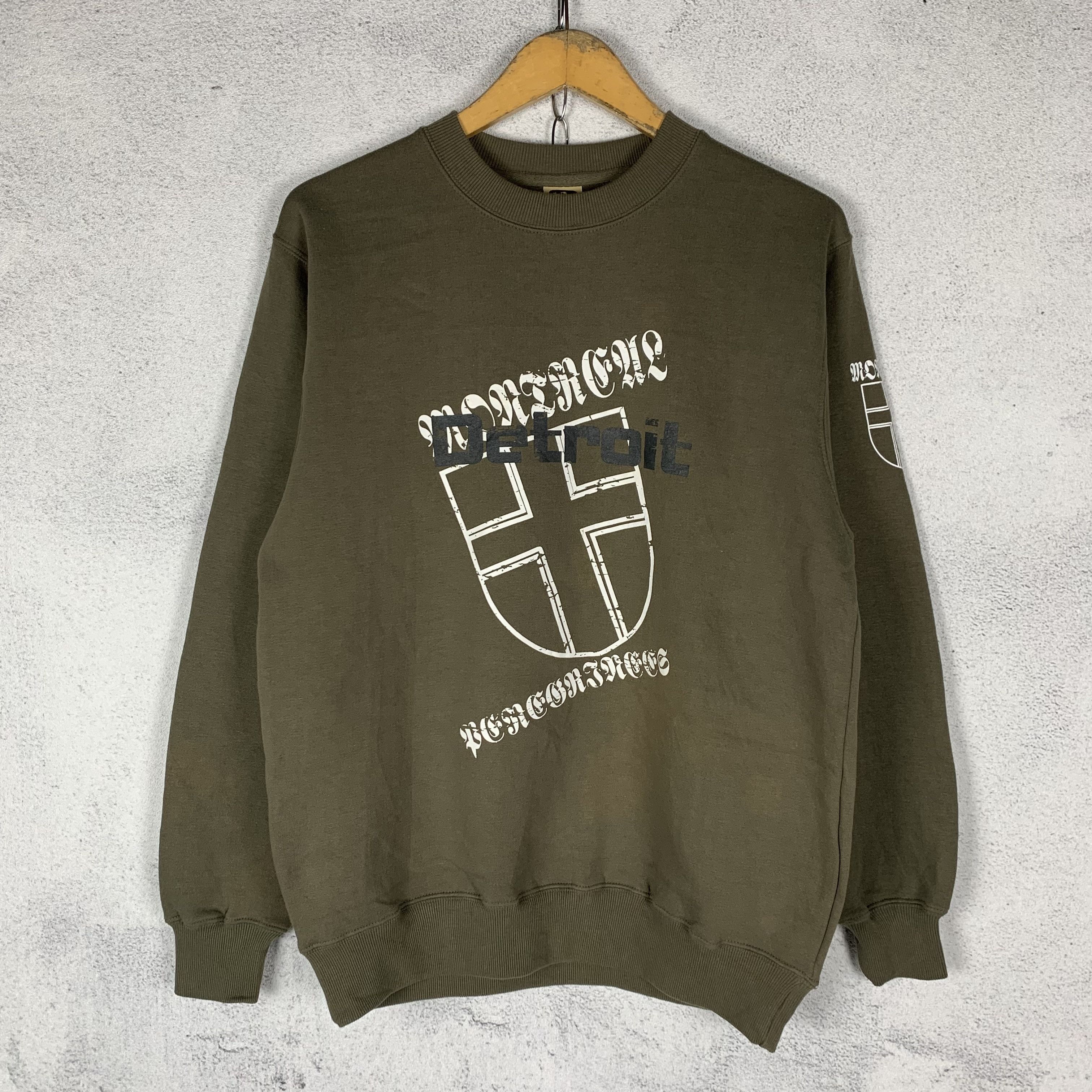 Japanese Brand Japanese Brand EUROYAL Detroit Sweatshirt Crewneck Size US M / EU 48-50 / 2 - 1 Thumbnail