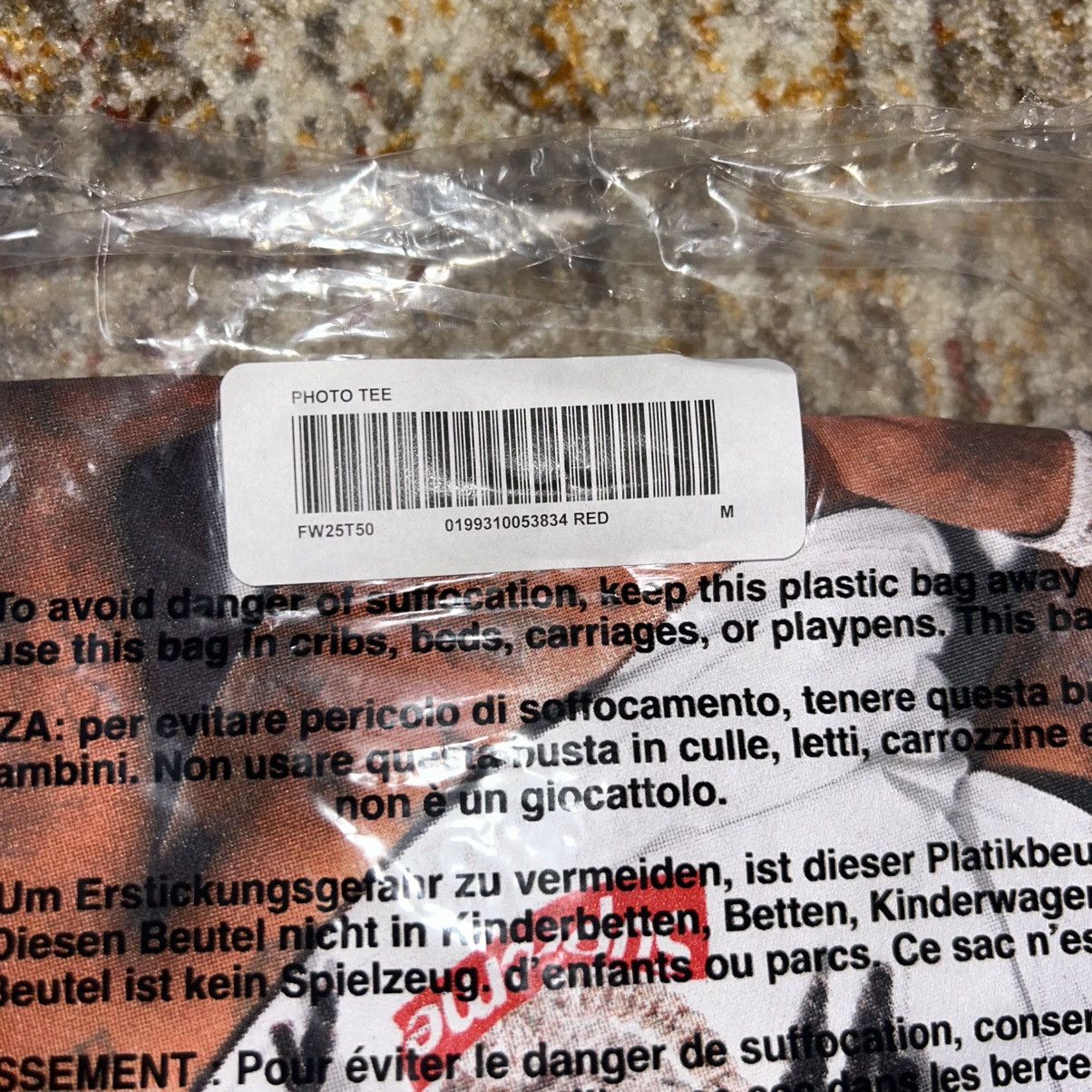 Supreme Supreme Playboi Carti Photo Tee T Shirt Red Size M Size US M / EU 48-50 / 2 - 2 Thumbnail