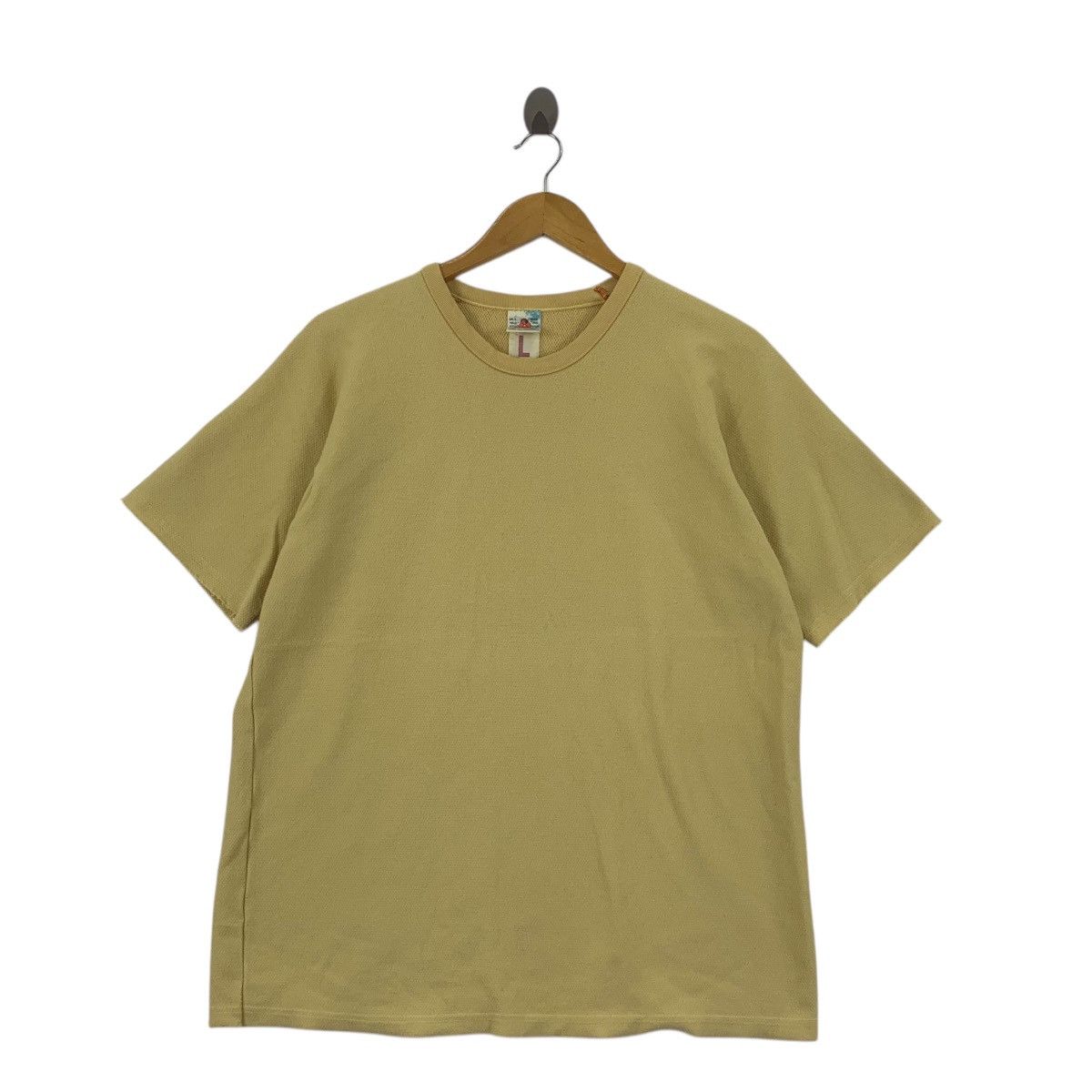 BRU NA BOINNE Vintage BRU NA BOINNE The One Natural Dye Plain Tee Shirt Size US L / EU 52-54 / 3 - 1 Thumbnail