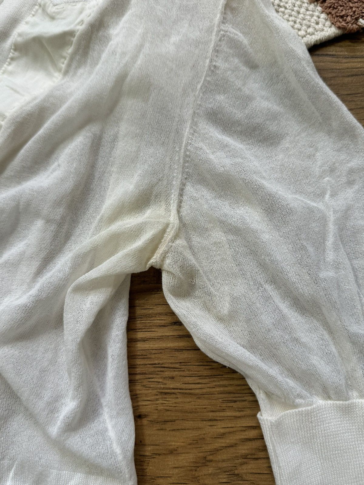 Brunello Cucinelli VINTAGE BRUNELLO CUCCINELLI 2000s MESH BLOUSE Size S / US 4 / IT 40 - 4 Thumbnail
