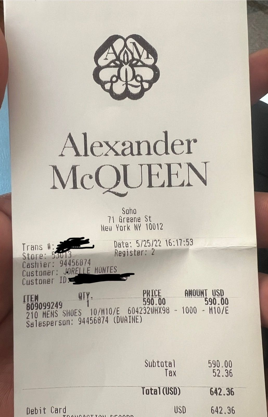 Alexander McQueen Alexander McQueen Men’s Oversized Sneaker SZ44 Size US 11 / EU 44 - 12 Thumbnail