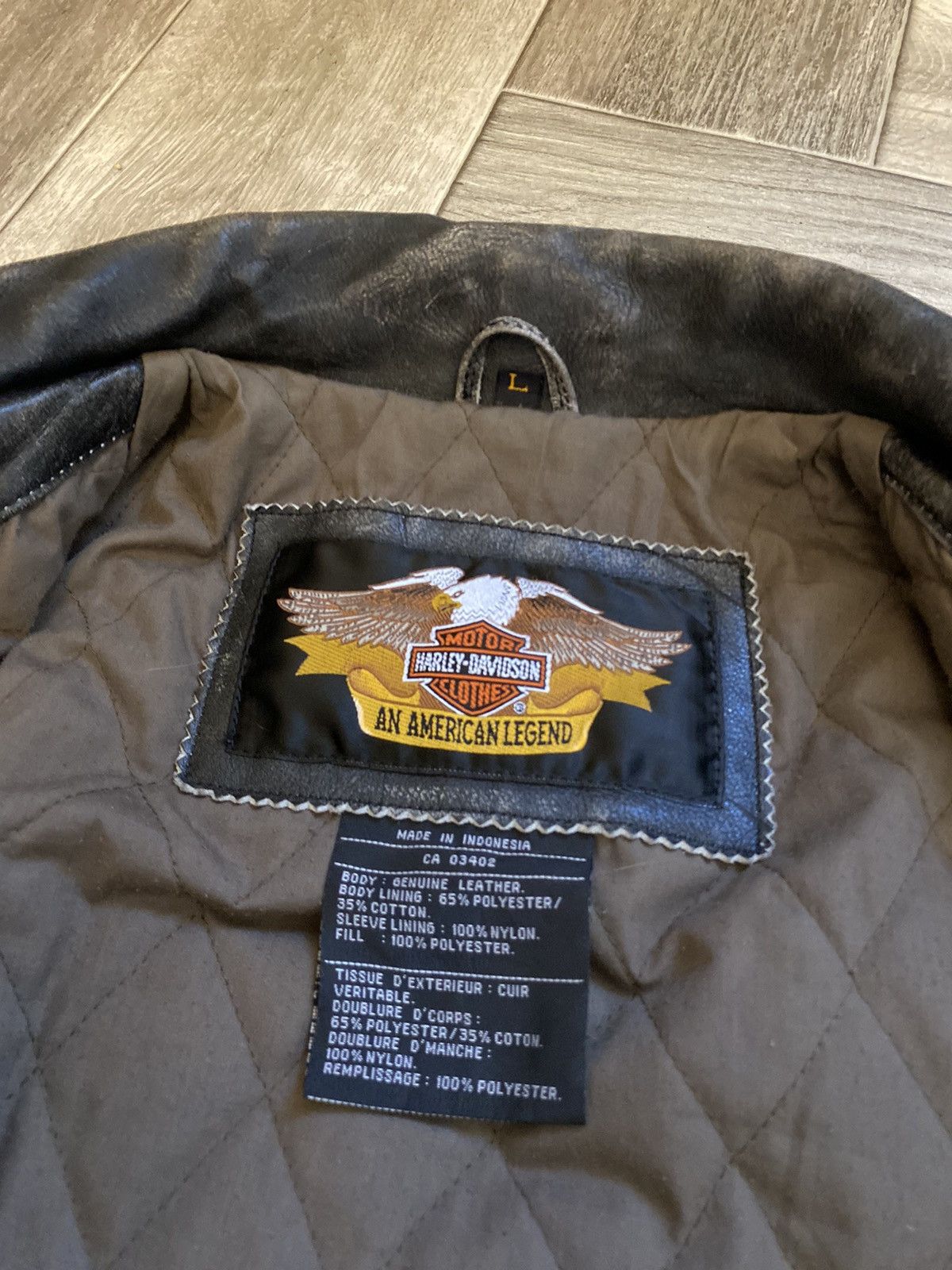Harley Davidson × Vintage 1993 Harley Davidson vintage leather jacket racing Size US L / EU 52-54 / 3 - 22 Thumbnail