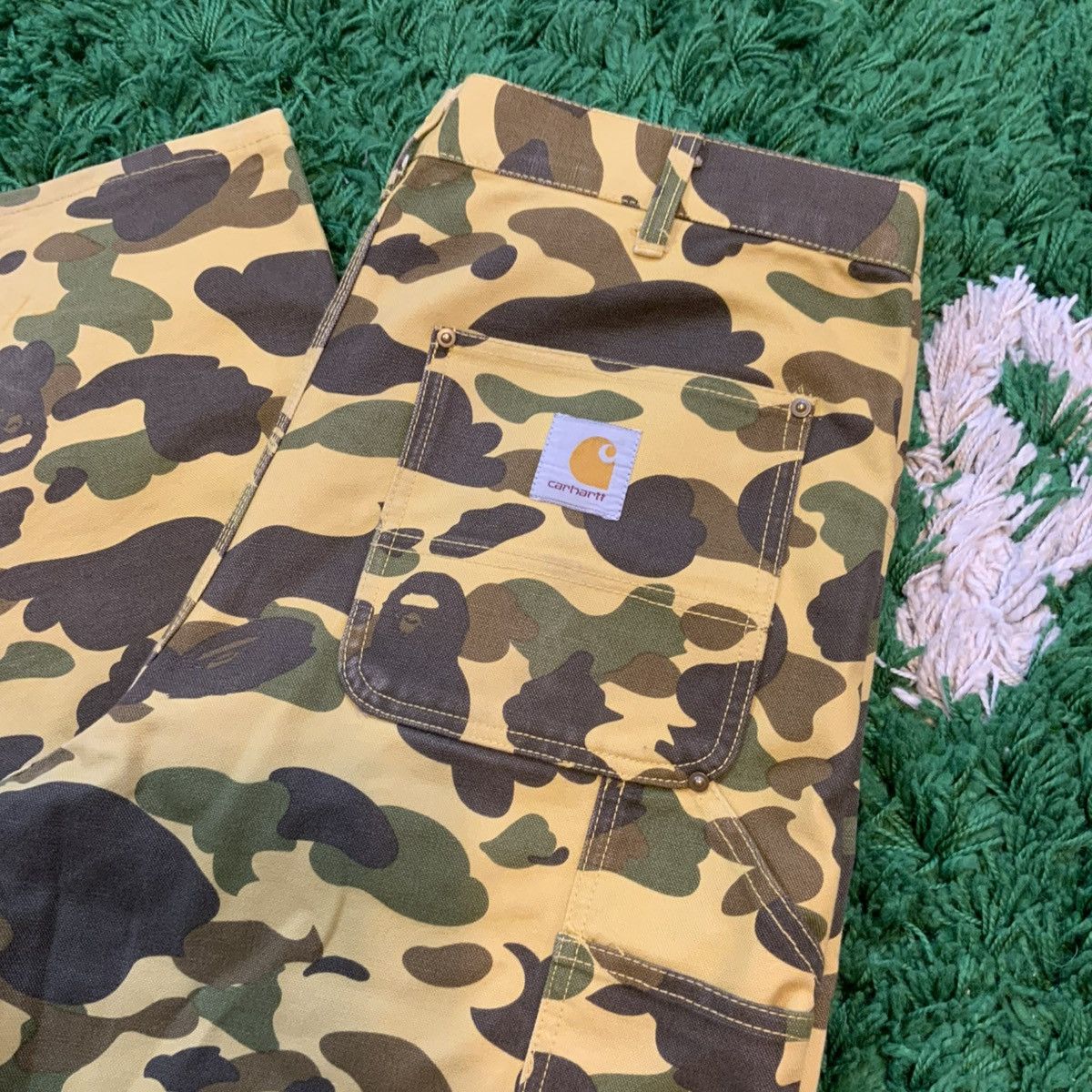 Bape X Carhartt Pants | Grailed