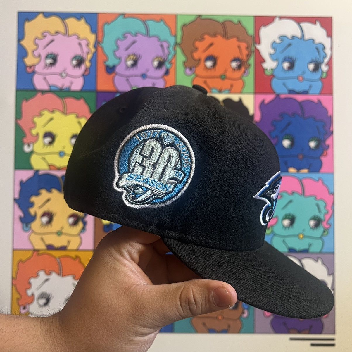 Hat Club Hat Club Toronto Blue Jays 30th Season Patch Blue UV 7 1/4 Size ONE SIZE - 2 Thumbnail