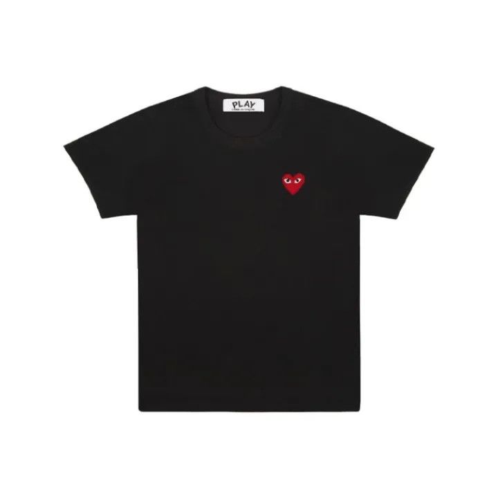 Comme des Garcons Comme des Garçons Play Black T-Shirt with Heart 0079 Size L / US 10 / IT 46 - 1 Thumbnail