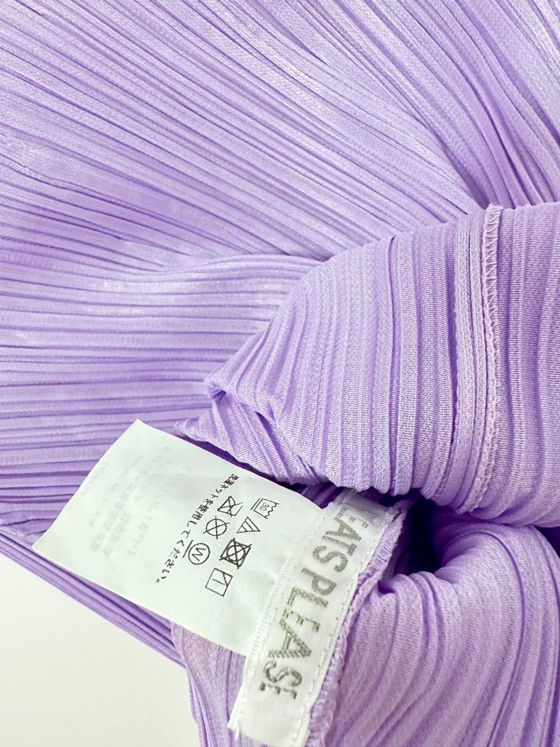 Issey Miyake Issey Miyake size:3 Purple pleated cardigan Size XS / US 0-2 / IT 36-38 - 3 Thumbnail