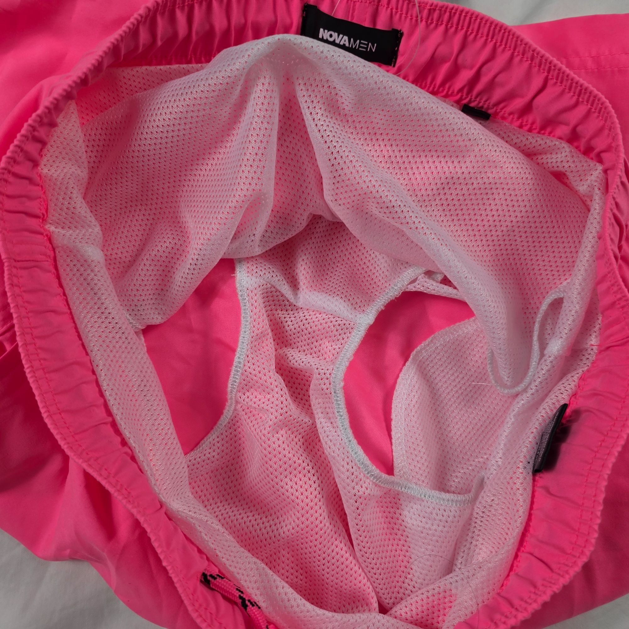 Fashion Nova Fashion Nova Montez Swim Trunk Classic Mens Medium Neon Pink Size US 40 / EU 56 - 5 Thumbnail