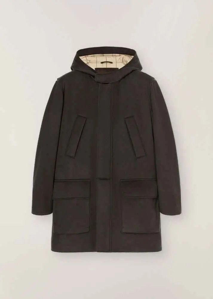 image of Loro Piana O1Srvl11E0424 Canter Parka In Khaki Green, Men's (Size Large)