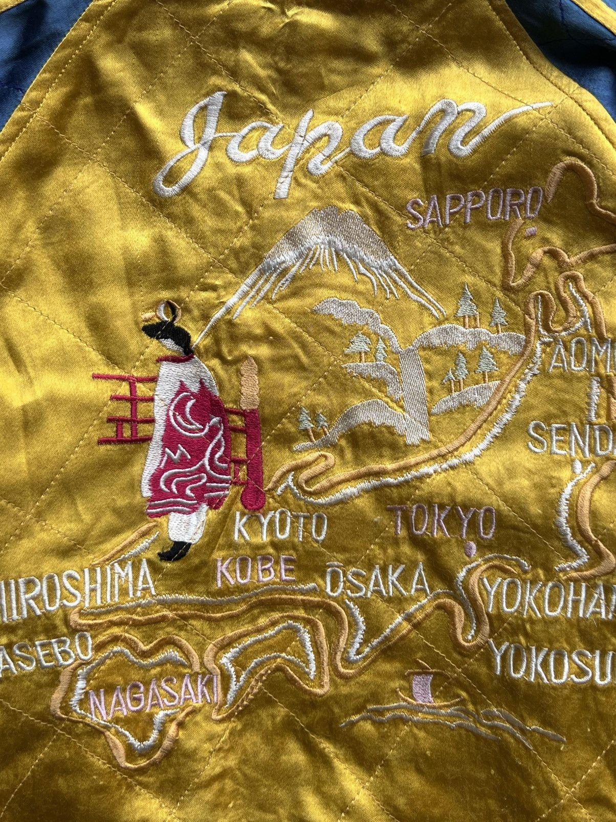 Vintage Rare Vintage 80s Sukajan Souvenir Jacket Size US XS / EU 42 / 0 - 10 Thumbnail