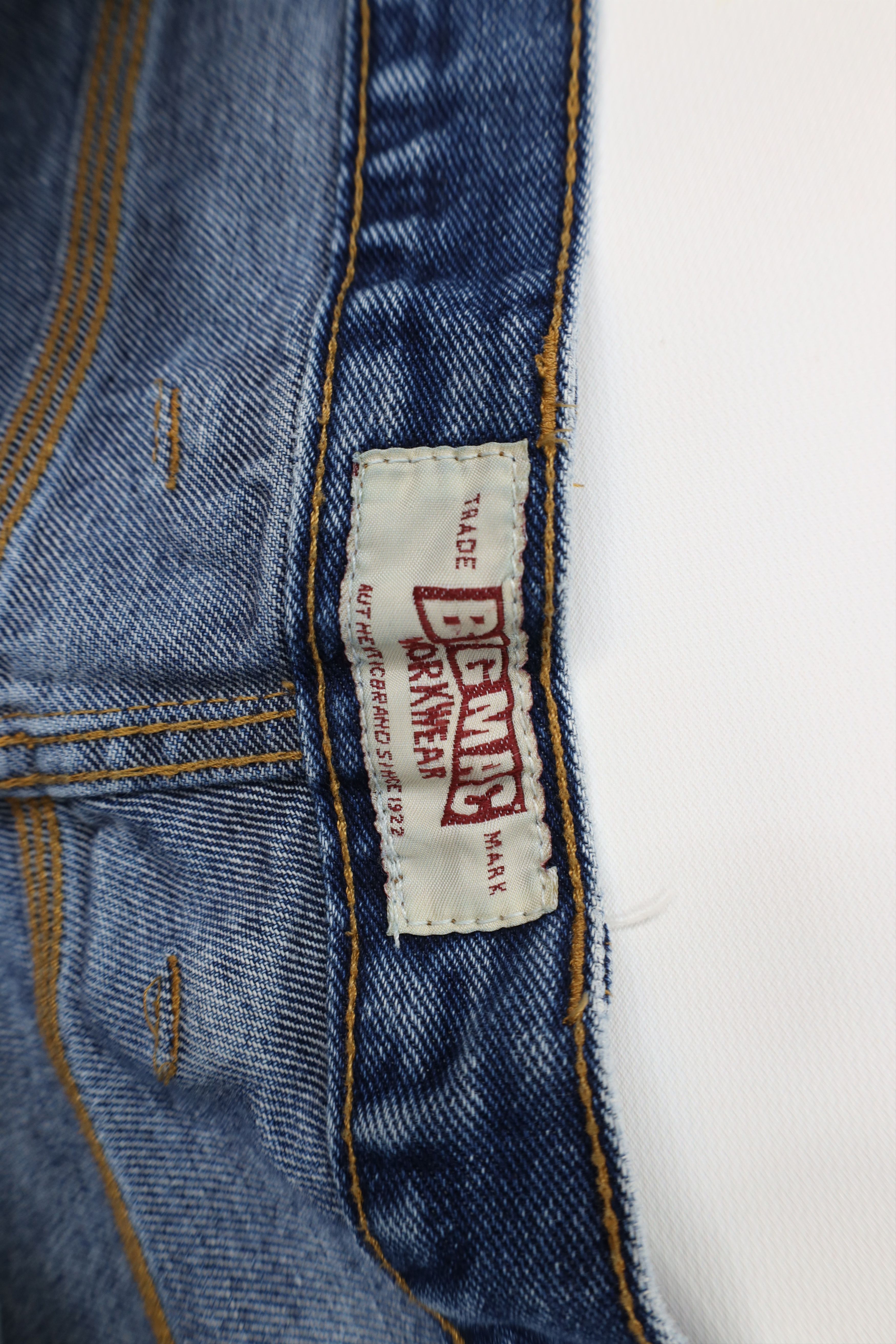 Big Mac Vintage 90s Big Mac Wide Leg Denim Jeans Blue Cotton Size US 34 / EU 50 - 8 Thumbnail