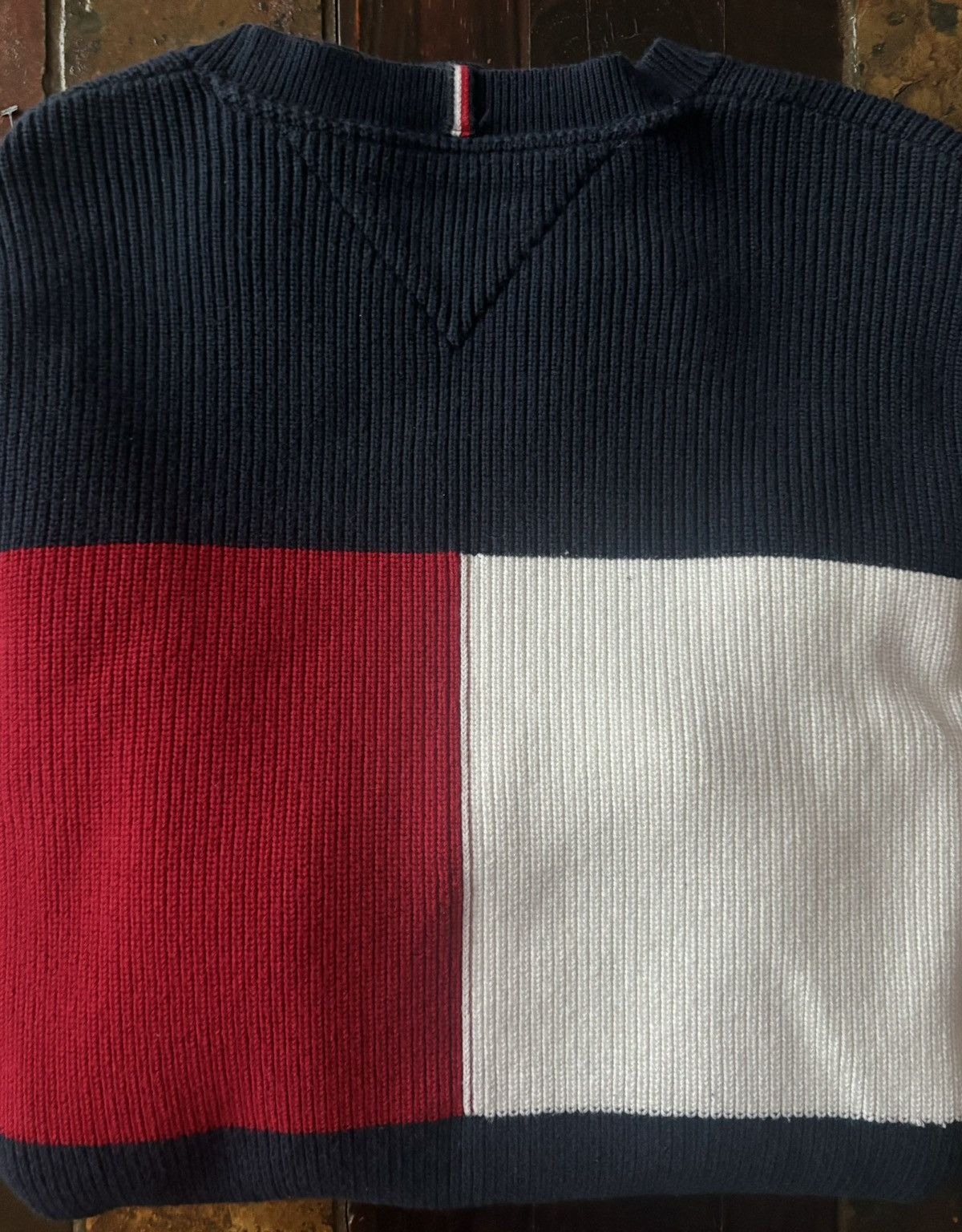 Tommy Hilfiger Tommy x Knitted Logo Sweater Size US XL / EU 56 / 4 - 3 Thumbnail