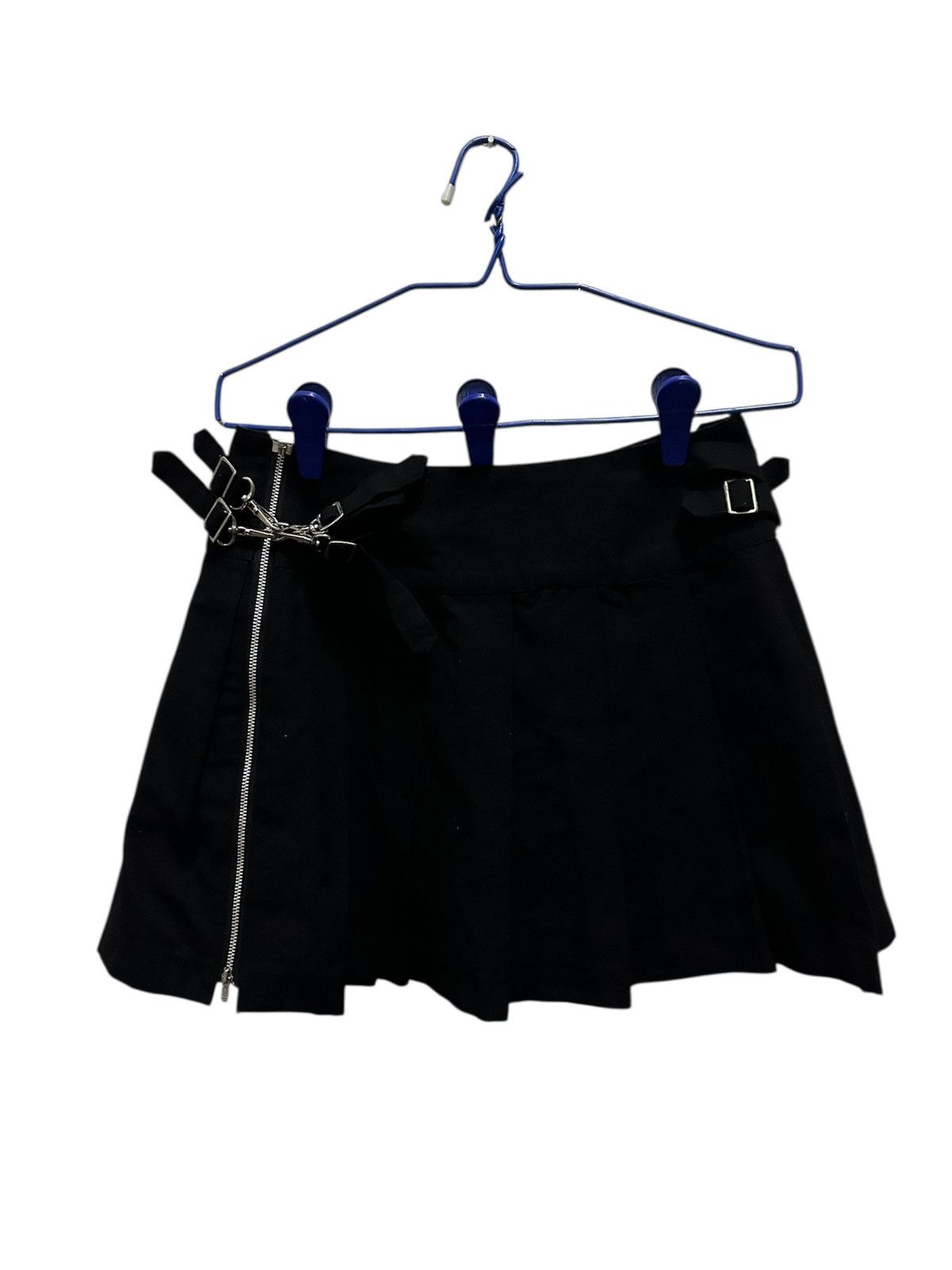 Seditionaries Vintage CHOOP Japanese Hypebeast Punk Goth Buckle Mini Skirt Size 28" / US 6 / IT 42 - 1 Thumbnail