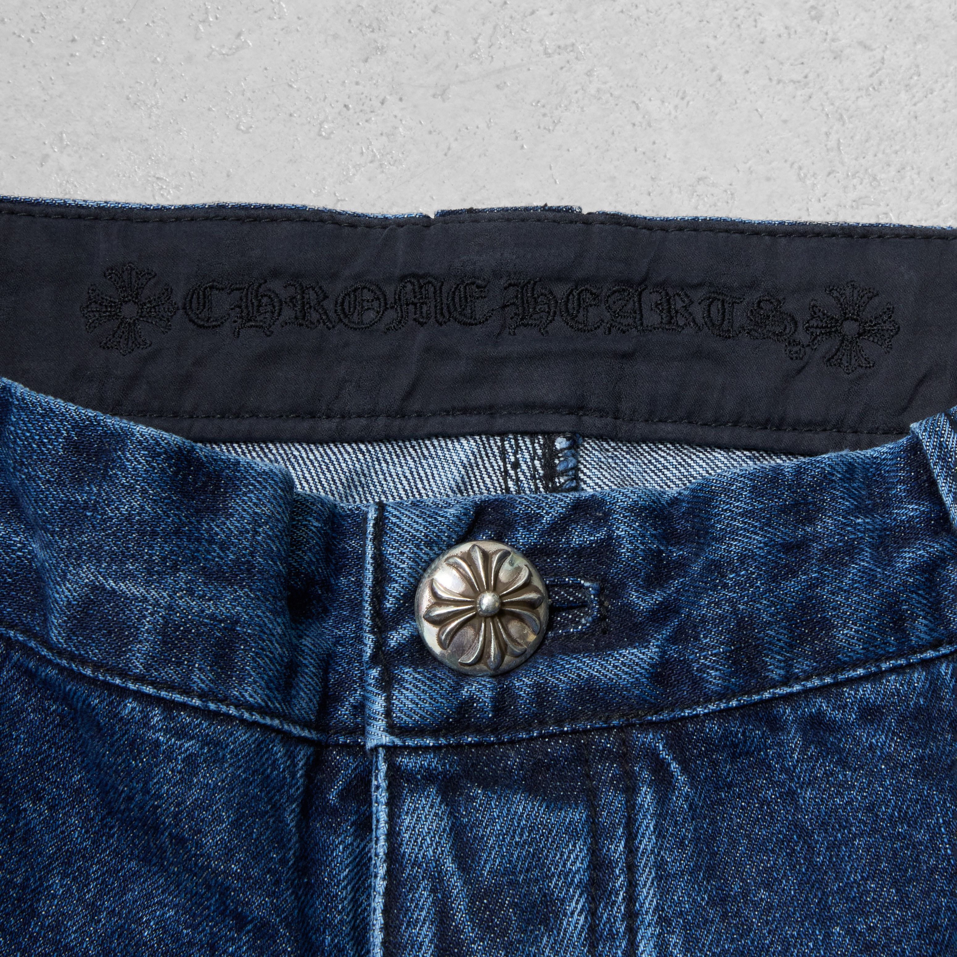 Chrome Hearts CHROME HEARTS Carpenter Indigo Shorts Denim Size US 34 / EU 50 - 7 Thumbnail