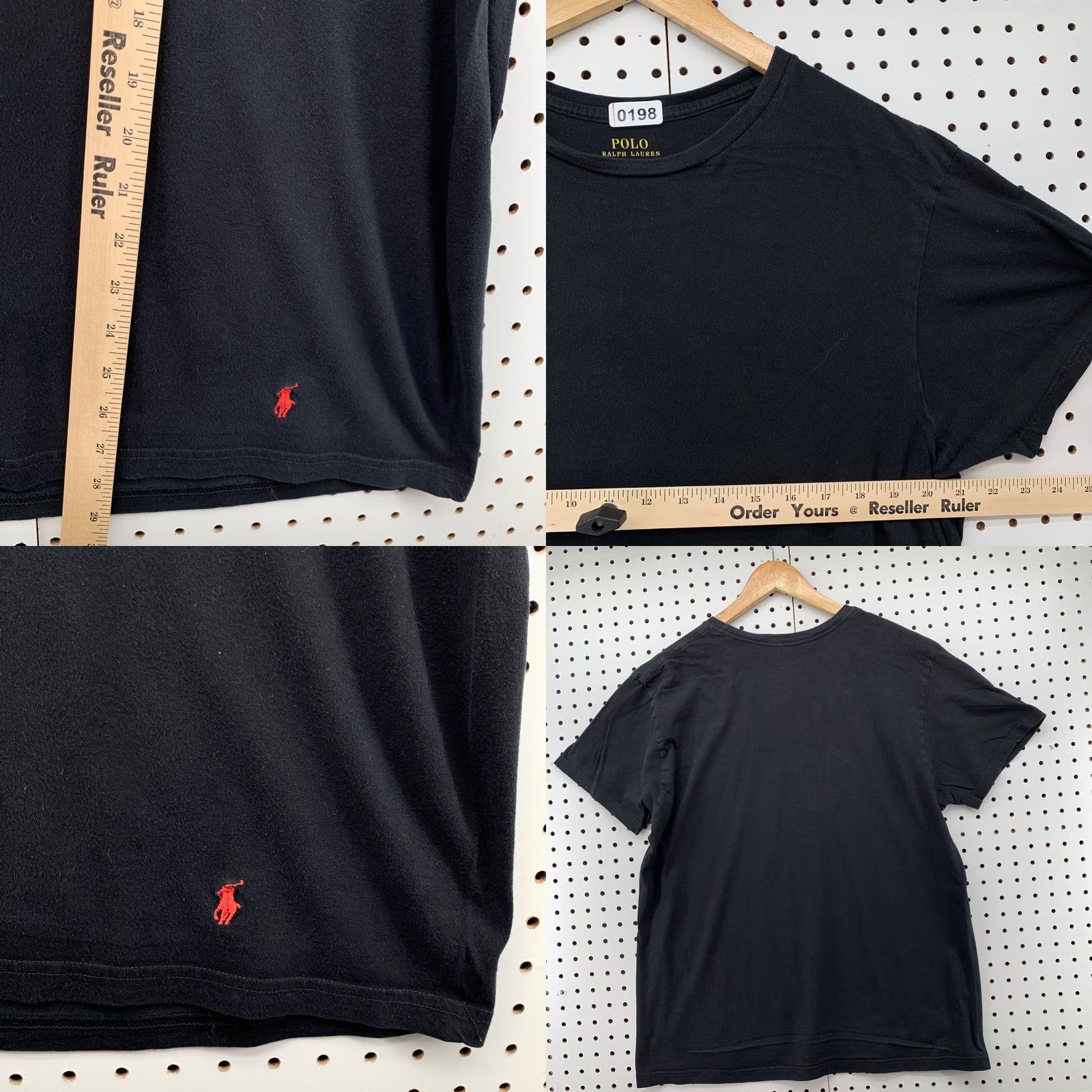 Polo Ralph Lauren Polo Ralph Lauren Black Shirt Mens Large Crew Neck Red Pony Casual Shirt Mens Large Black Polo Ralph Lauren Crew Neck T-Shirt Mens Size US L / EU 52-54 / 3 - 8 Thumbnail