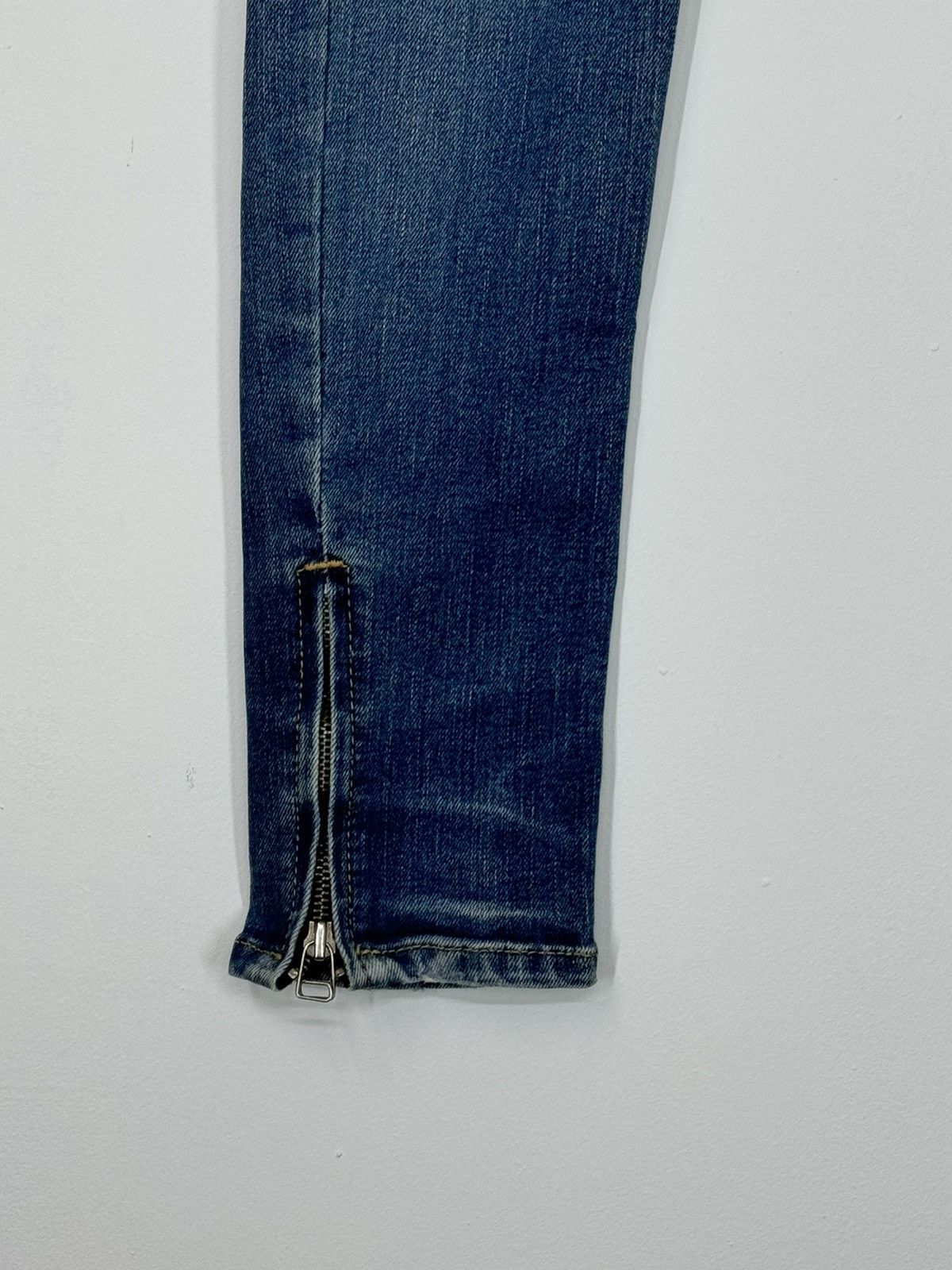 If Six Was Nine Acid Wash RedPepper Skinny Multi Pocket Jeans Low Rise Size US 28 / EU 44 - 7 Thumbnail