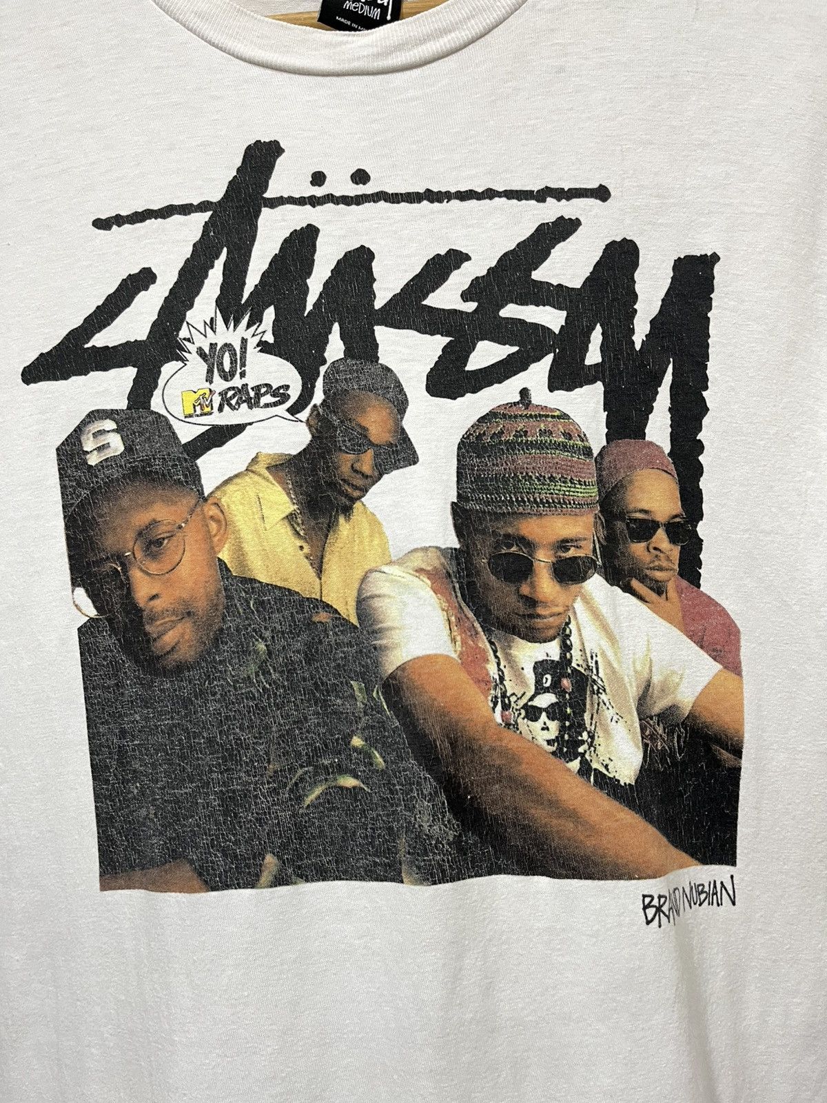 Stussy 🔥Stussy x Yo MTV Raps Tshirt Brand Nubian Size US M / EU 48-50 / 2 - 4 Thumbnail