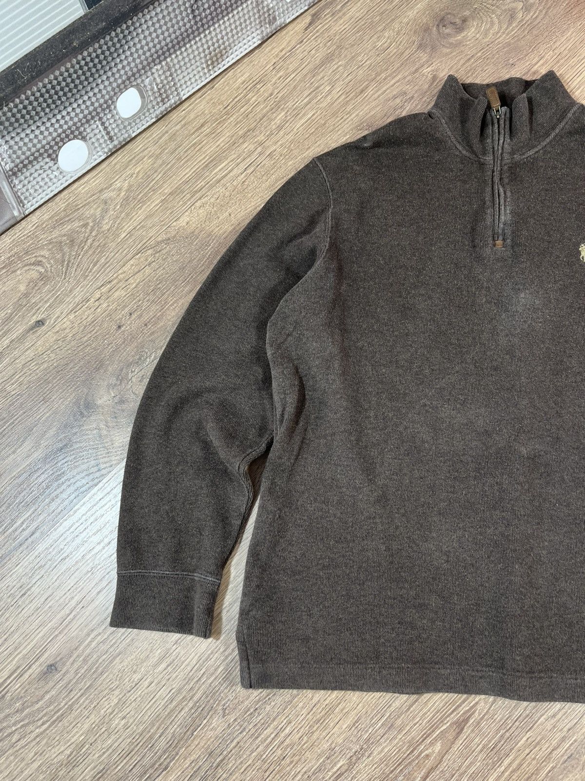 Ralph Lauren Vintage Polo Ralph Lauren 1/3 Zip Sweater Y2K Size US L / EU 52-54 / 3 - 2 Thumbnail