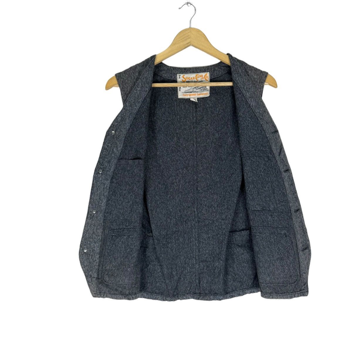 Sugar Cane ☀️SUGAR CANE TOYO ENT STAR DENIM VEST Size US M / EU 48-50 / 2 - 9 Thumbnail