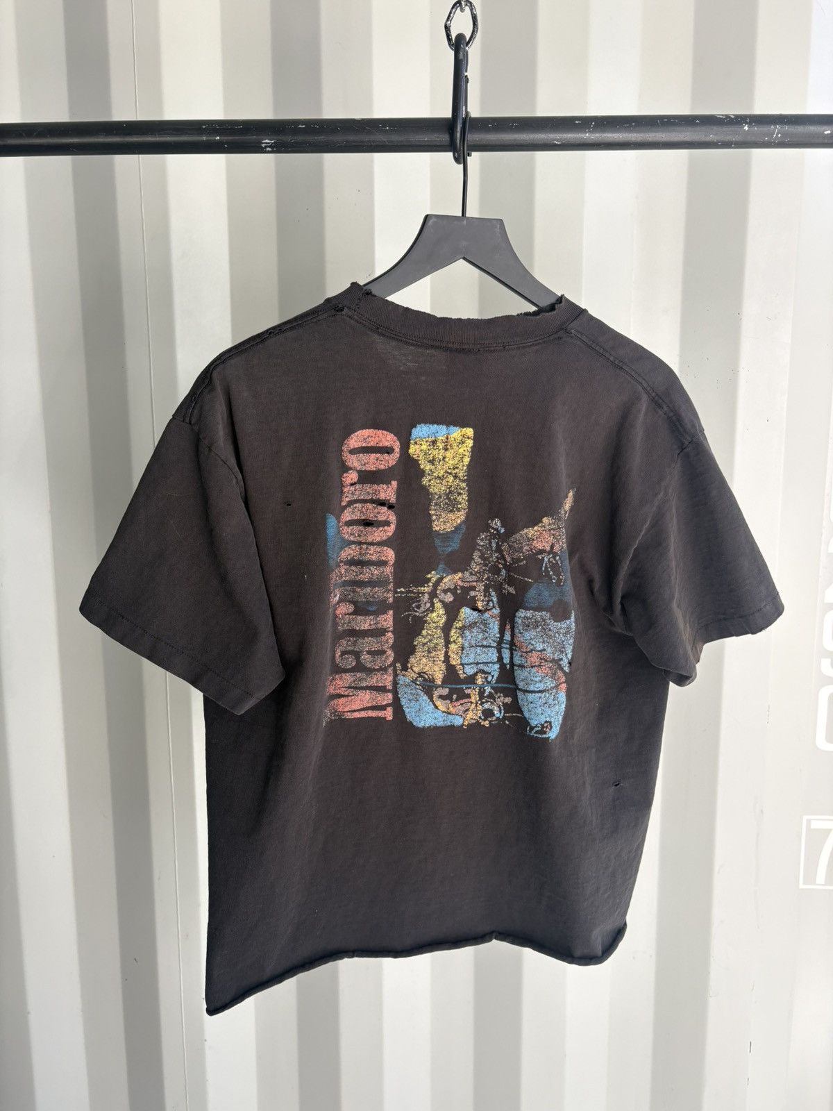 Vintage Vintage Marlboro Cowboy Shirt Distressed Faded Grunge Band Size US L / EU 52-54 / 3 - 3 Thumbnail