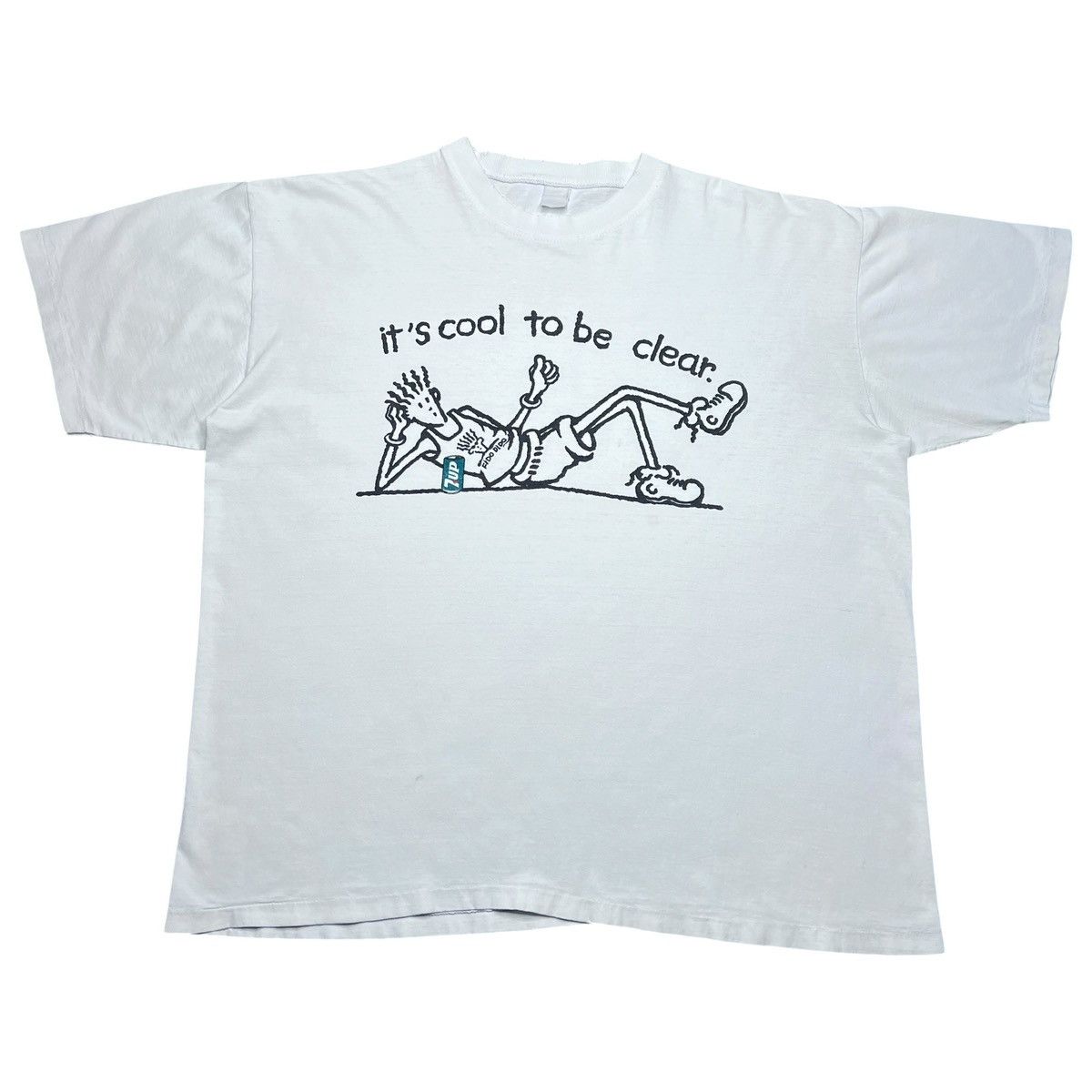 Other Vtg 1980s Fido Dido It’s Cool To Be Clear 7UP Promo T-Shirt Size US XL / EU 56 / 4 - 1 Thumbnail