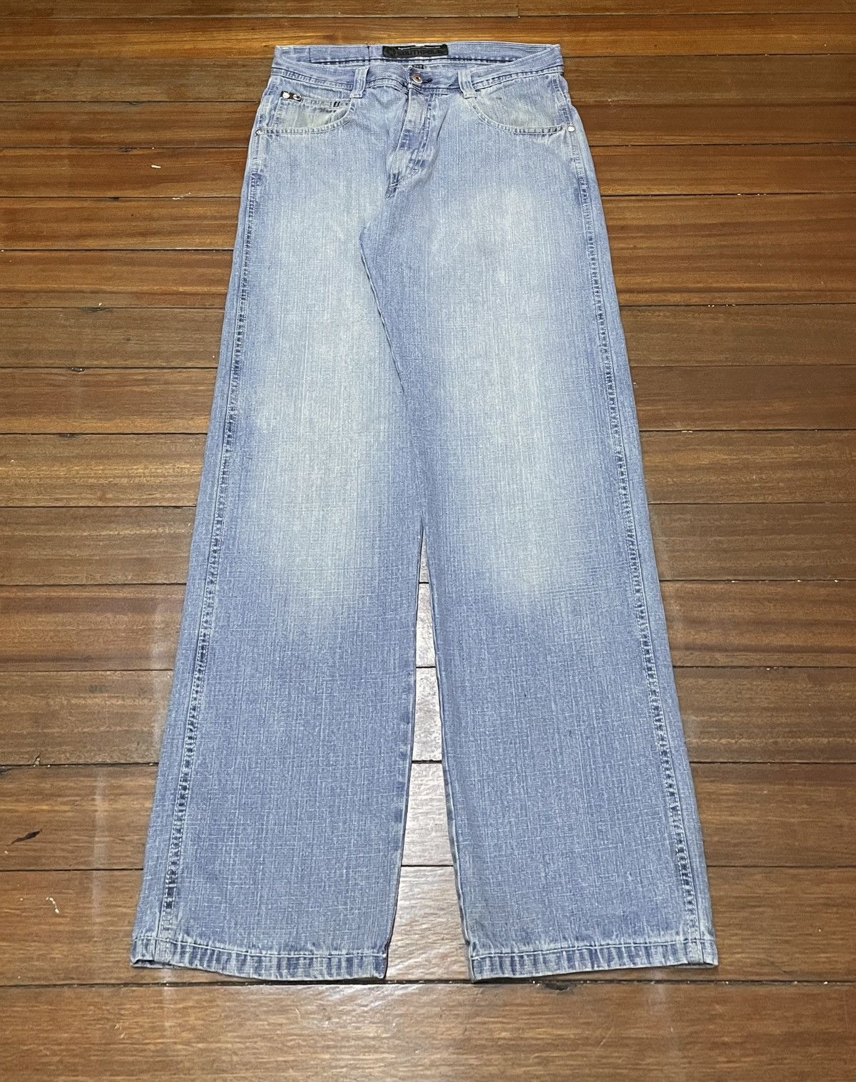 Southpole × Vintage Rare Design Vintage Brand South Pole Baggy Jeans 1990s Size US 34 / EU 50 - 1 Thumbnail