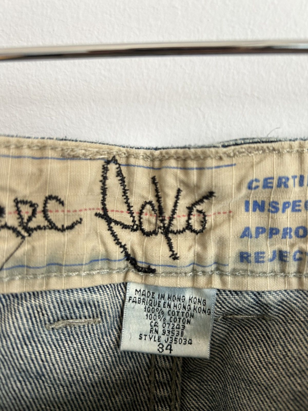 Ecko Unltd. × Marc Ecko × Vintage Marc Ecko Limited edition Vintage Denim jeans y2k Numbered Size US 34 / EU 50 - 5 Thumbnail